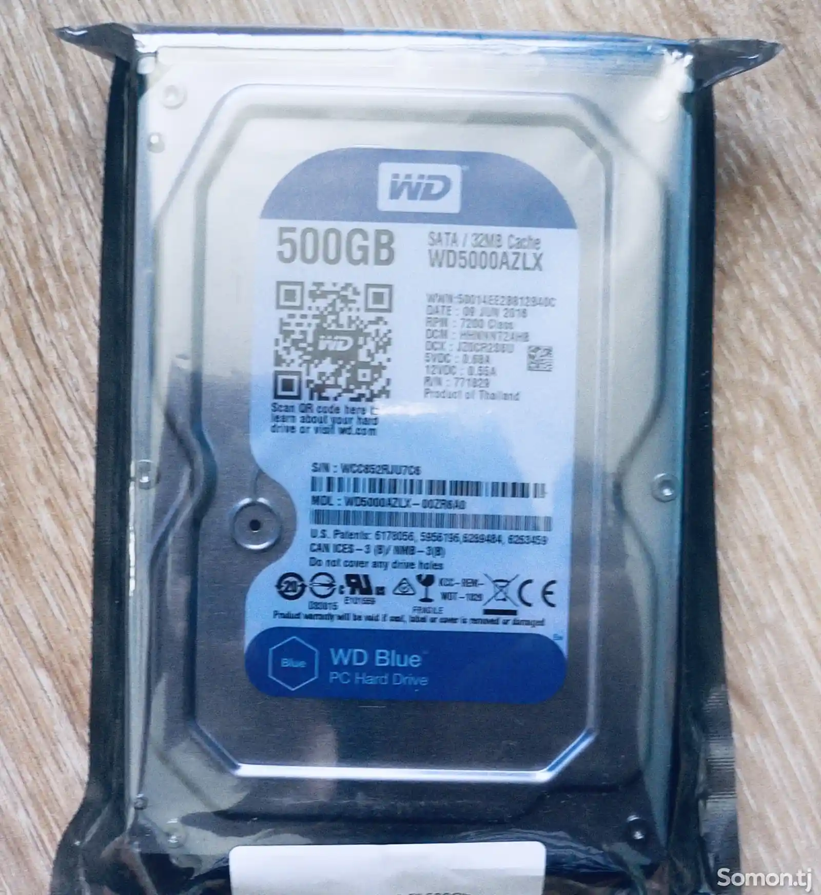 Жёсткий диск WD 500gb new