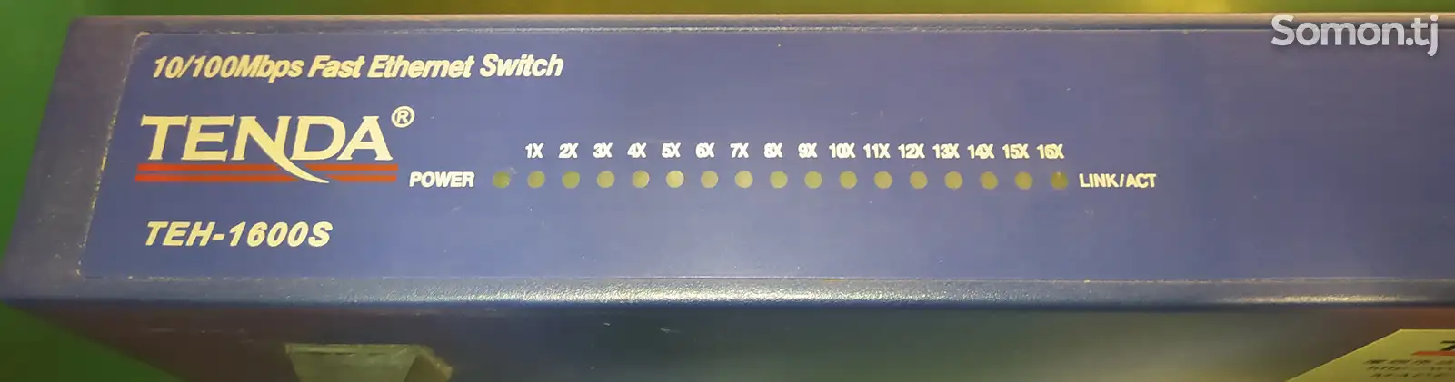 Коммутатор Tenda TEH-1600S 10/100Mbps Fast Ethernet Switch-1