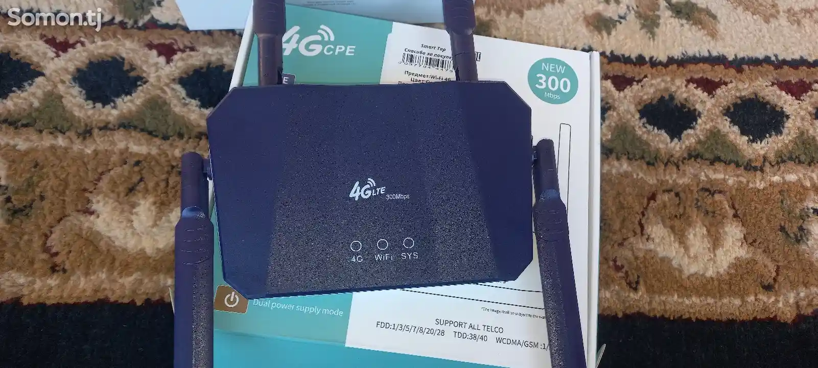 Wi-fi роуртер 4g с сим картой и проводной-2