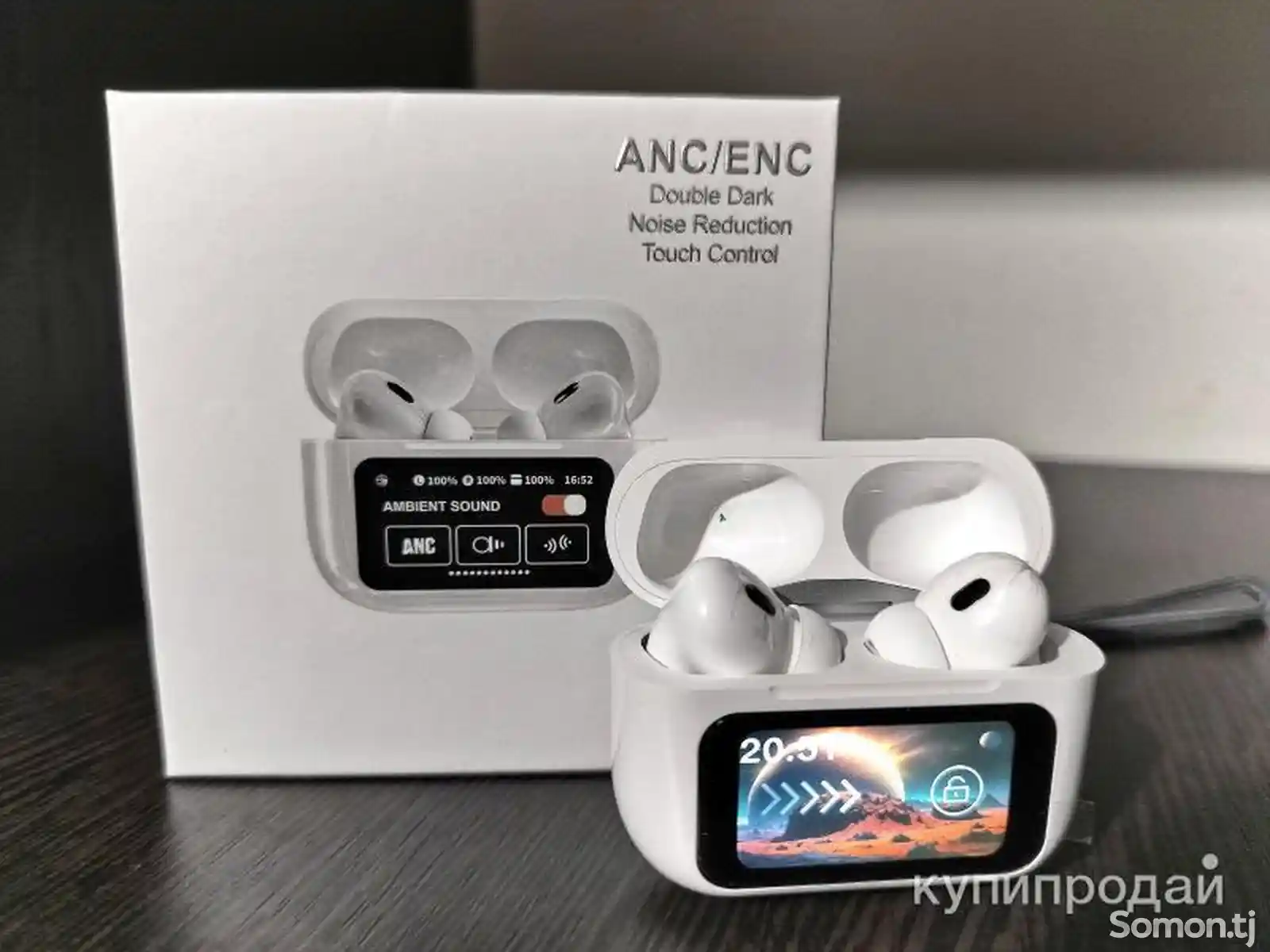 Airpods Pro аз фирмаи ANC бо экрани сенсер-2