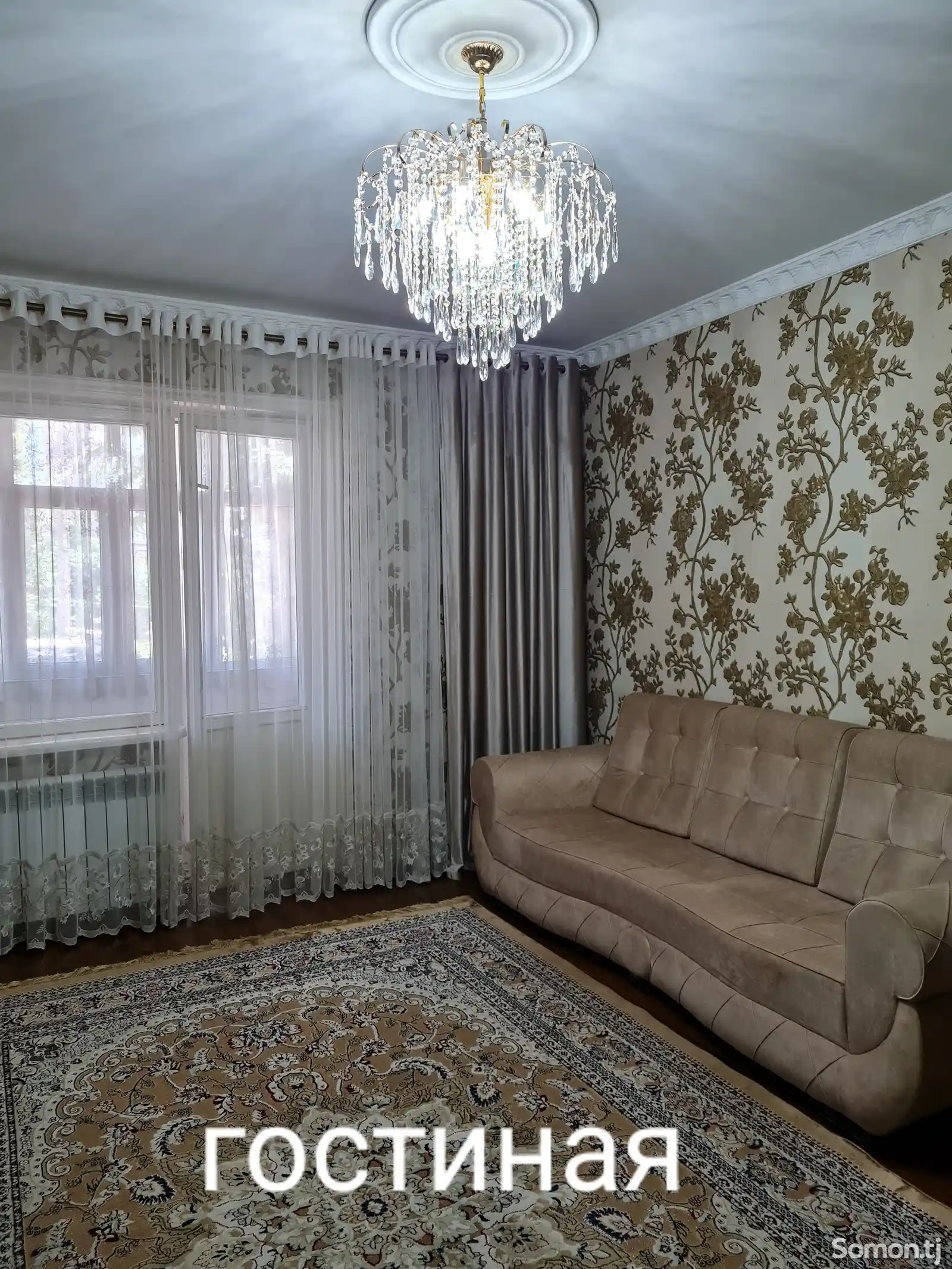 3-комн. квартира, 2 этаж, 70 м², Сино-1