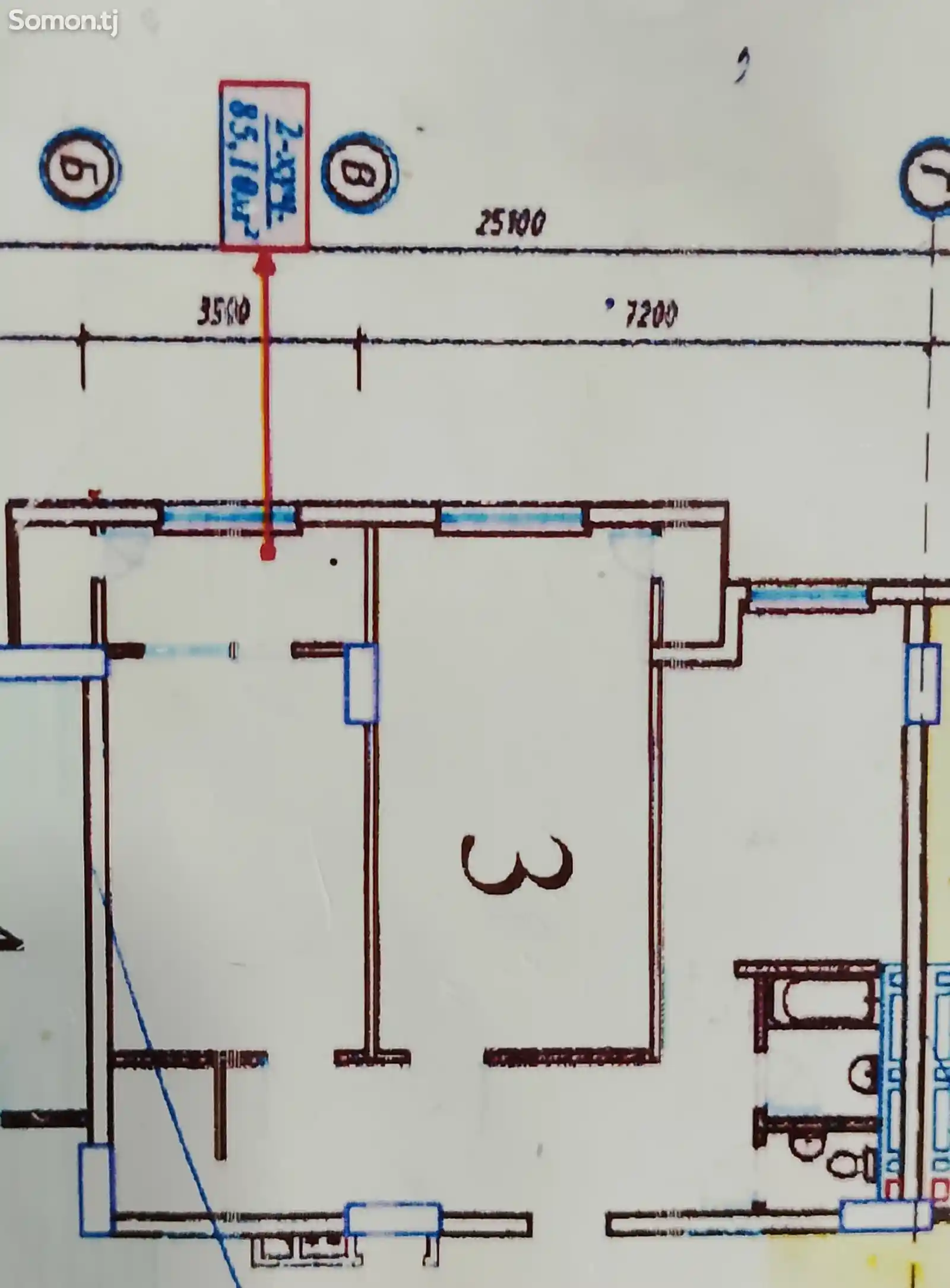 2-комн. квартира, 13 этаж, 85 м², Фирдавси-5