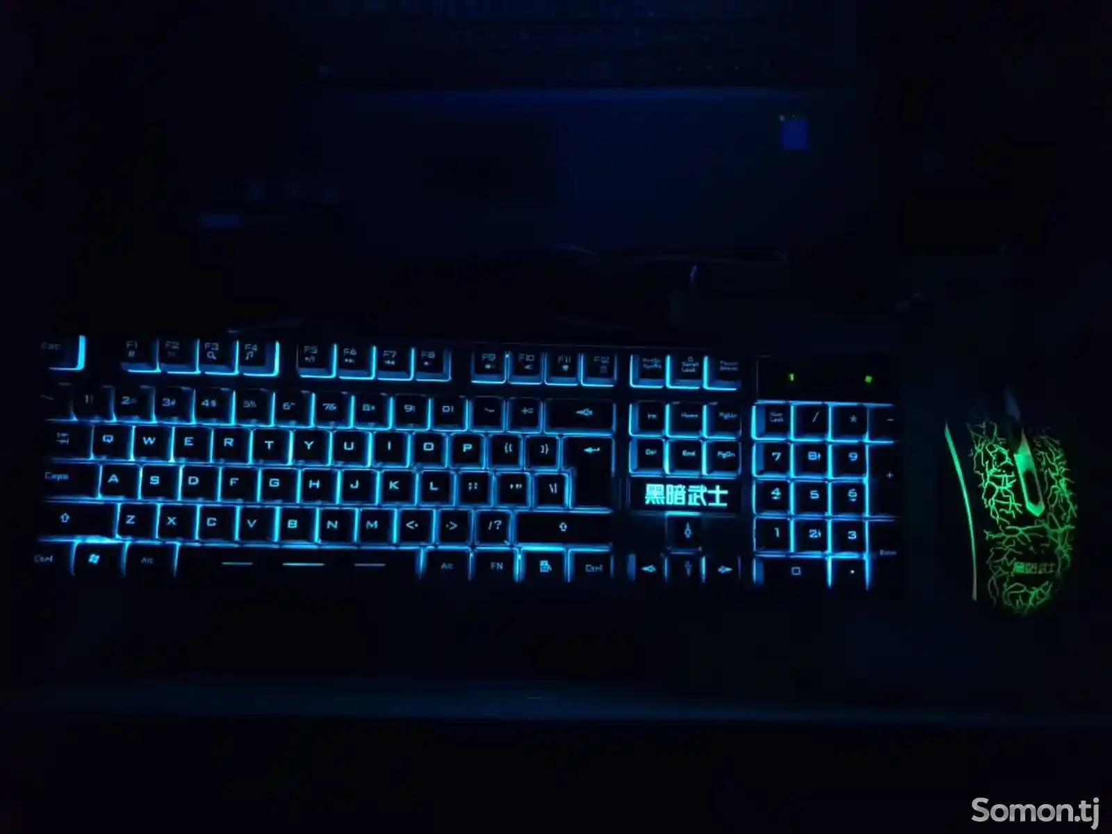 Полу механическая клавиатура с подсветкой-5