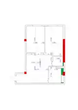 2-комн. квартира, 9 этаж, 77 м², Фирдавси-5