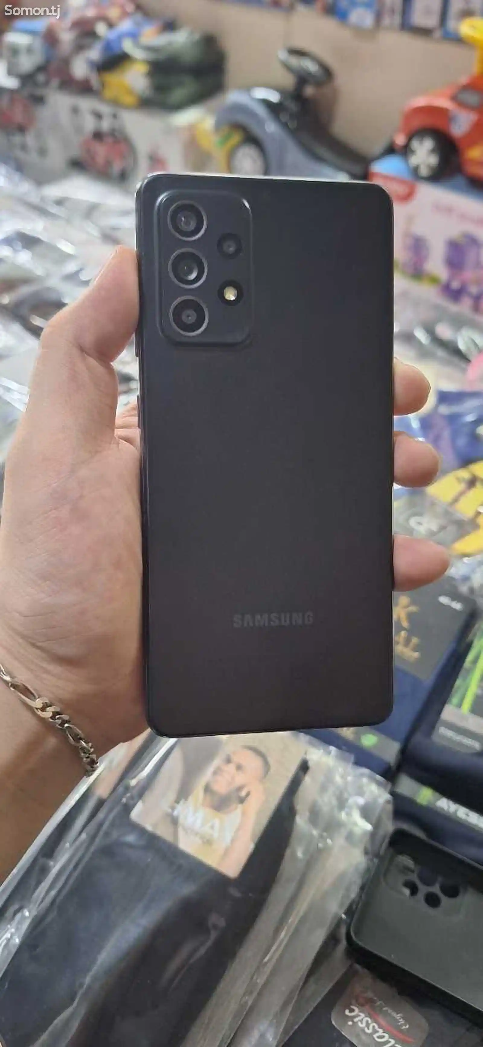 Samsung Galaxy a52 black duos-1