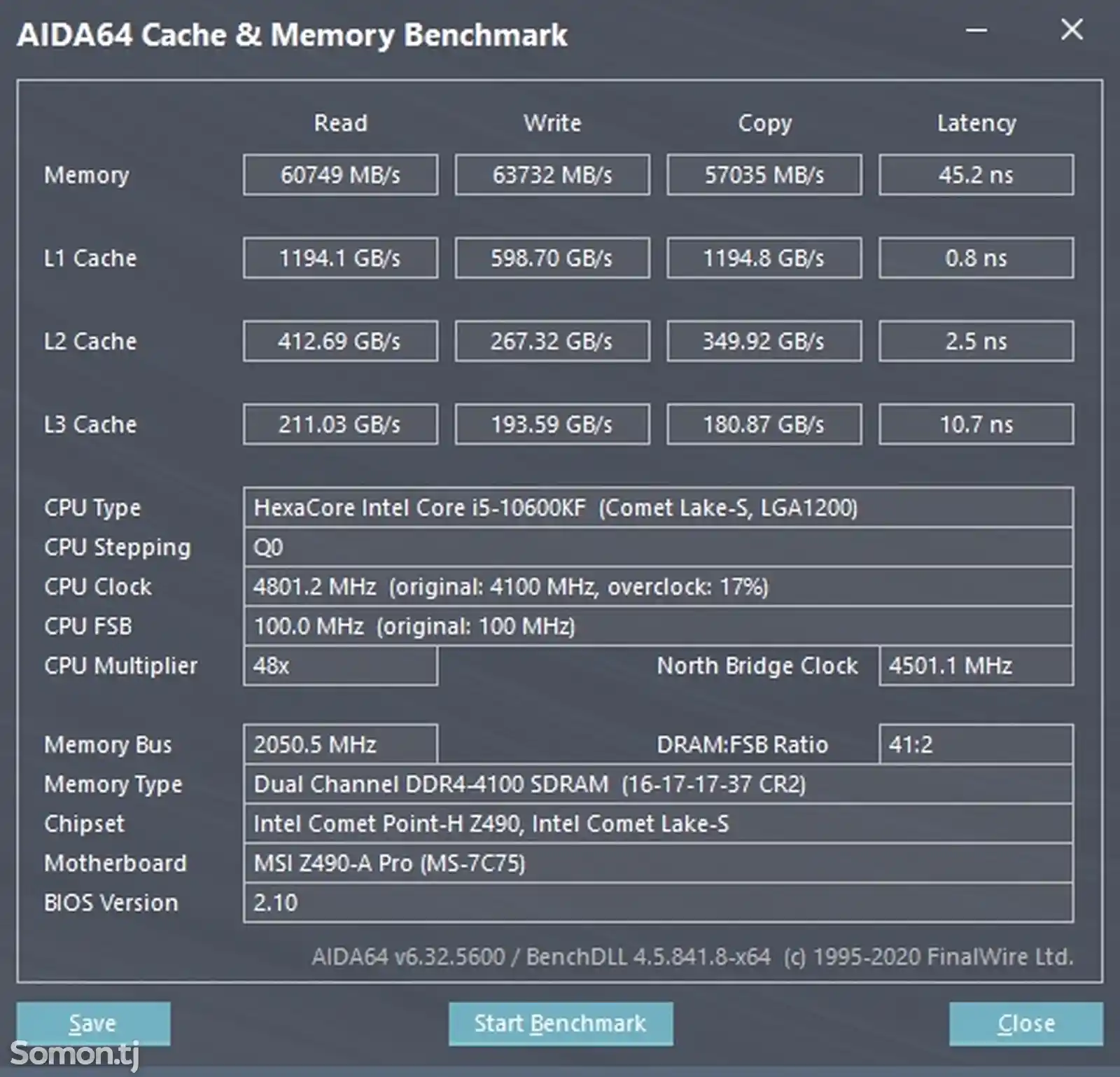 Модуль памяти Hyper X Predator RGB 4000mgh 8X4 32gb-6