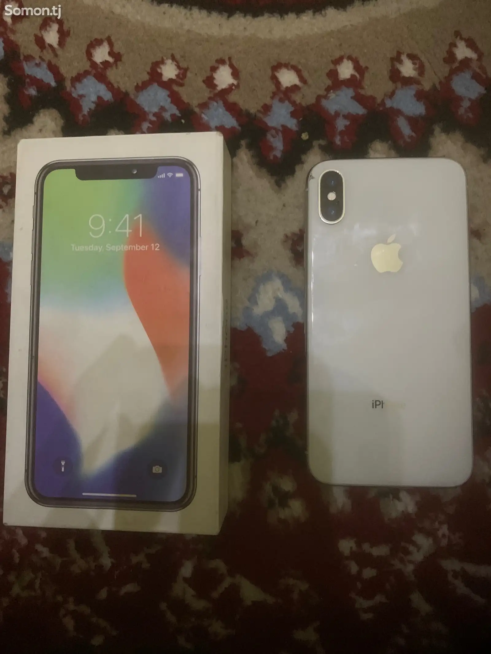 Apple iPhone X, 256 gb, Silver-1