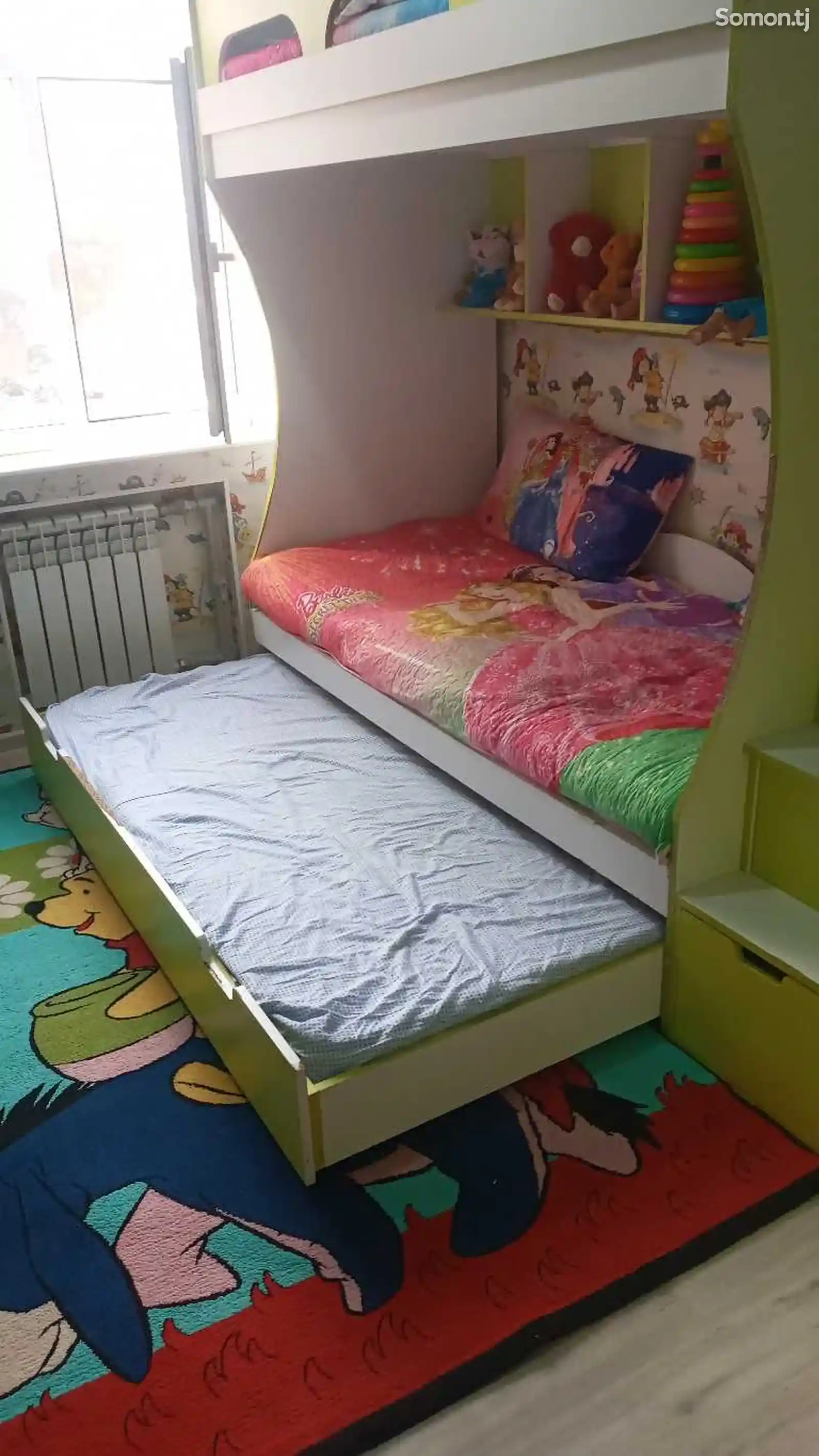 Детский спальный гарнитур с шкафом-4
