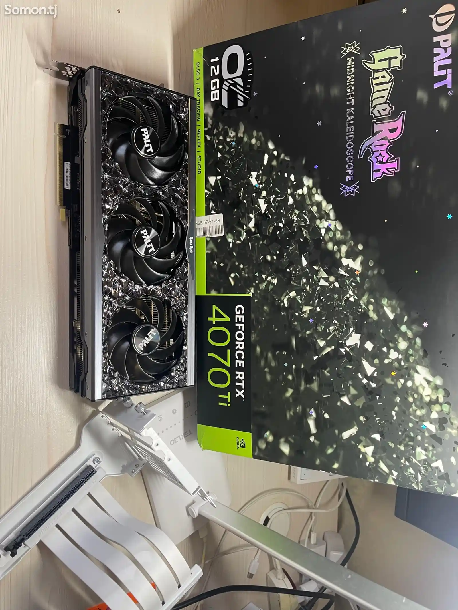 Видеокарта RTX 4070ti gamerock OC-1