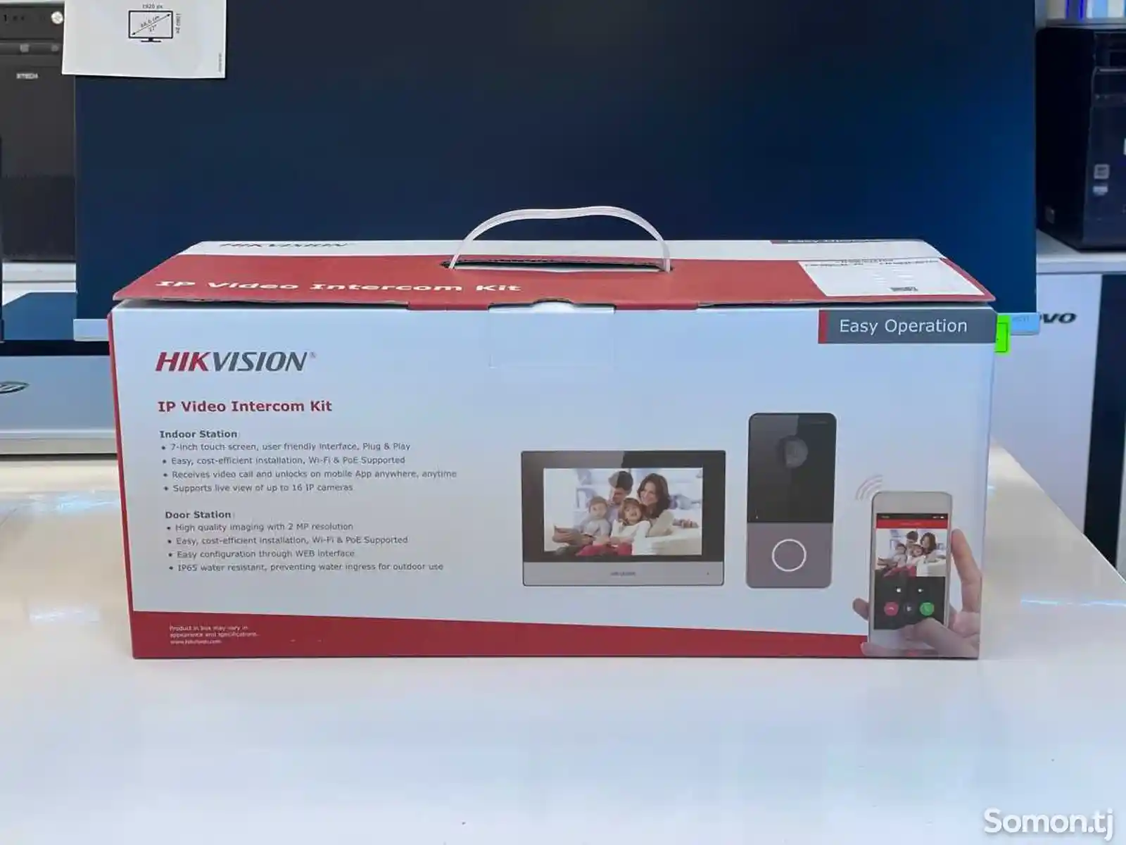 IP Видеодомофон комплект Hikvision DS KIS603 WI-FI-1