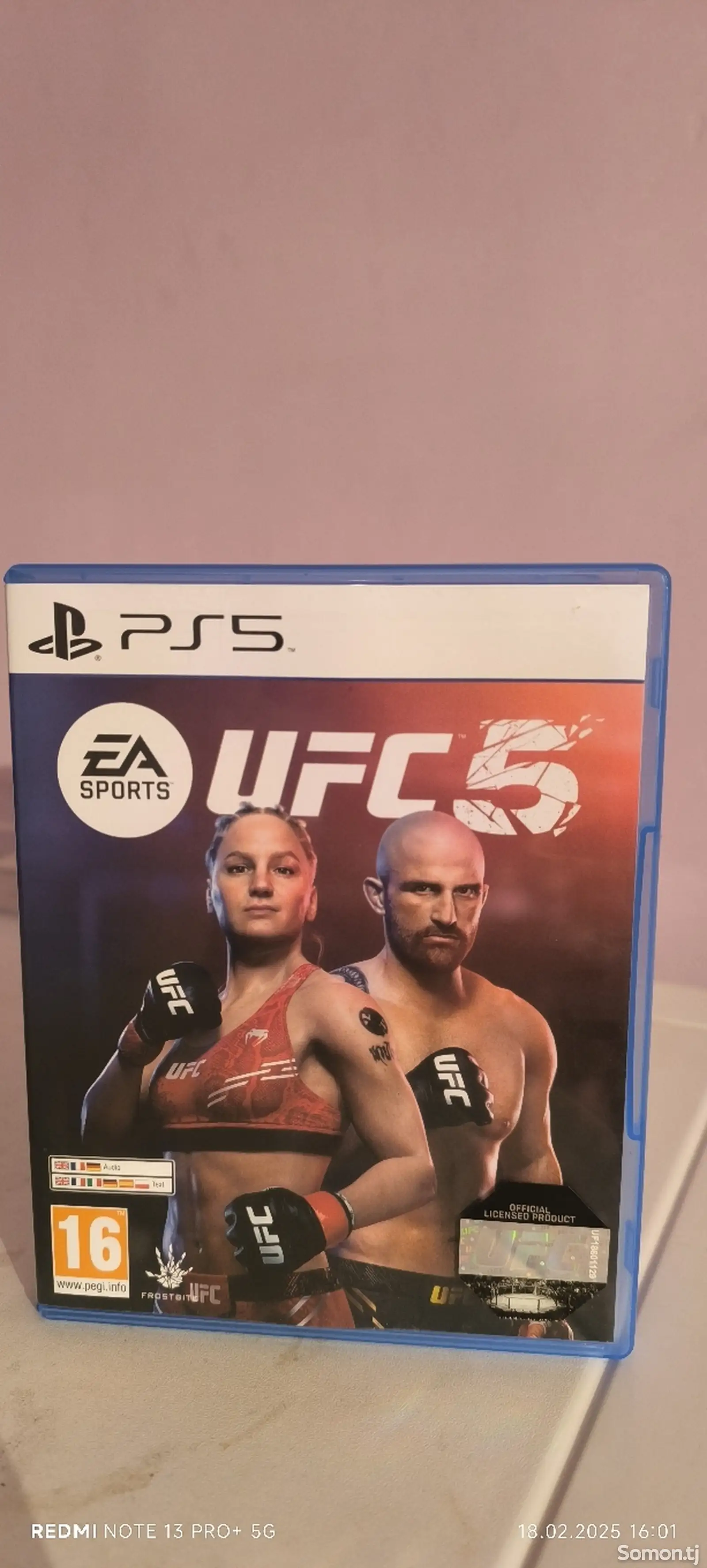 Игра UFC5 для Sony PlayStation