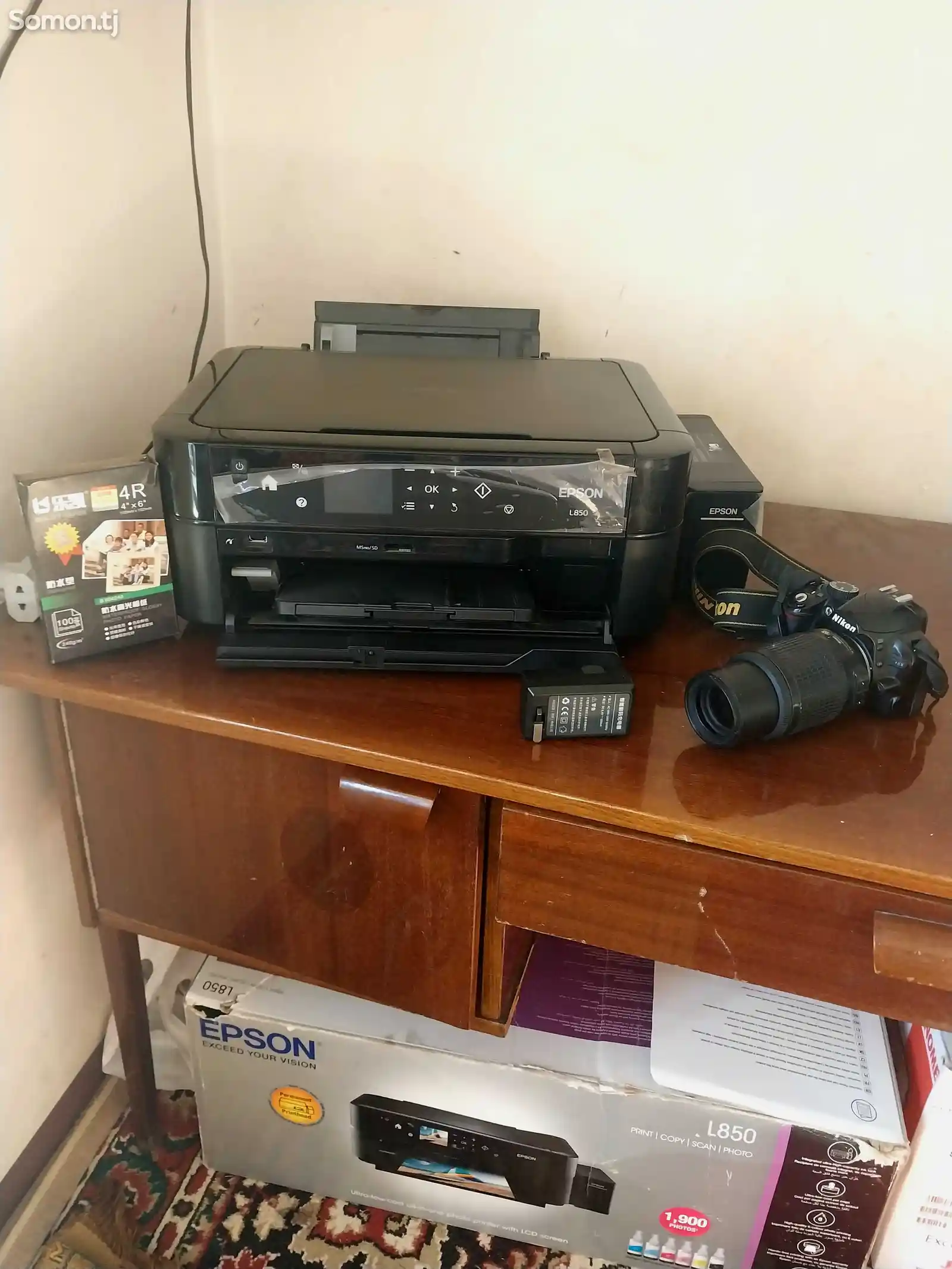 Принтер Epson 850 и фотоаппарат Nikon-3