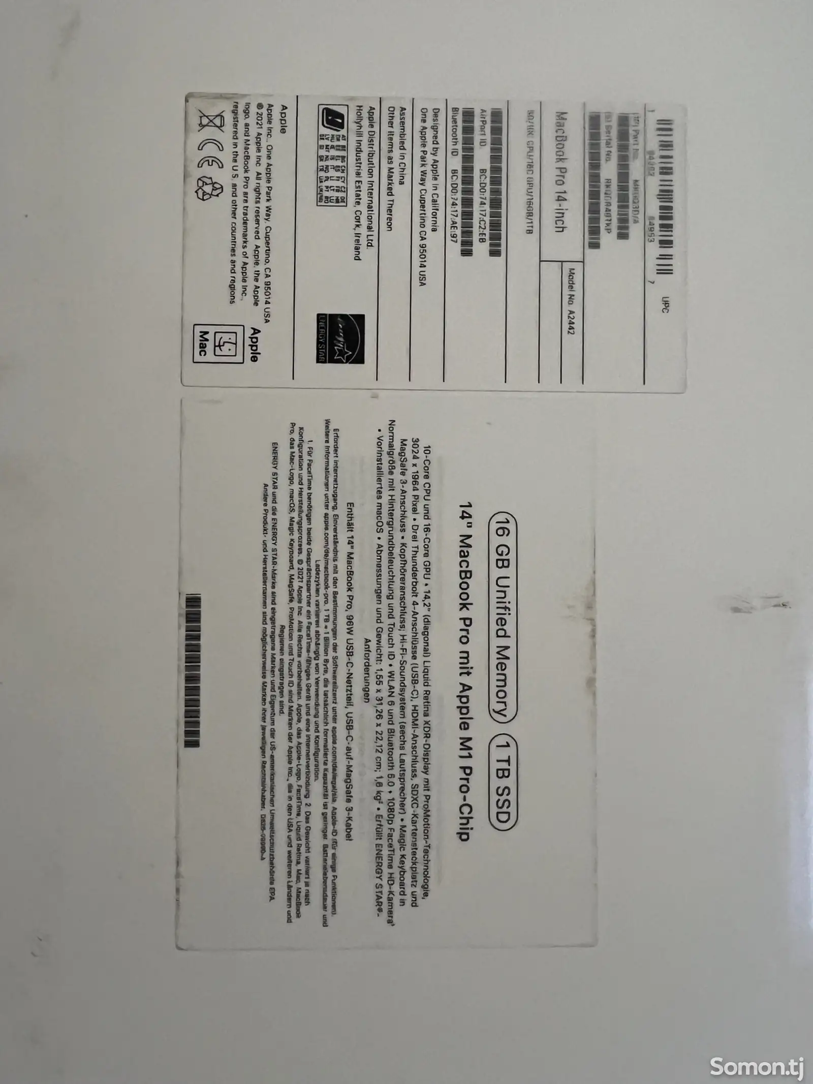 Ноутбук MacBook Pro 14 2021-8