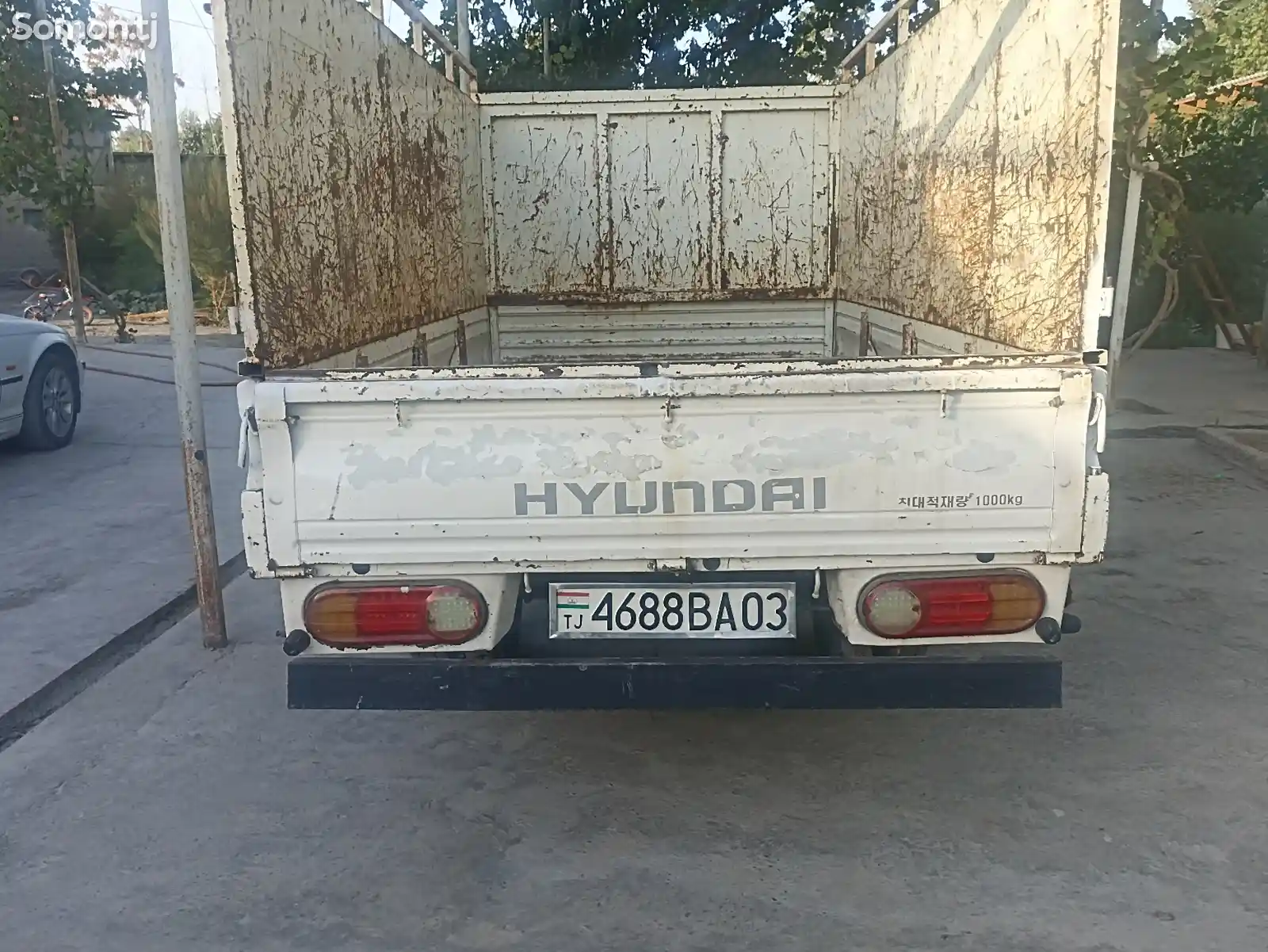 Бортовой автомобиль Hyundai Porter, 2002-4