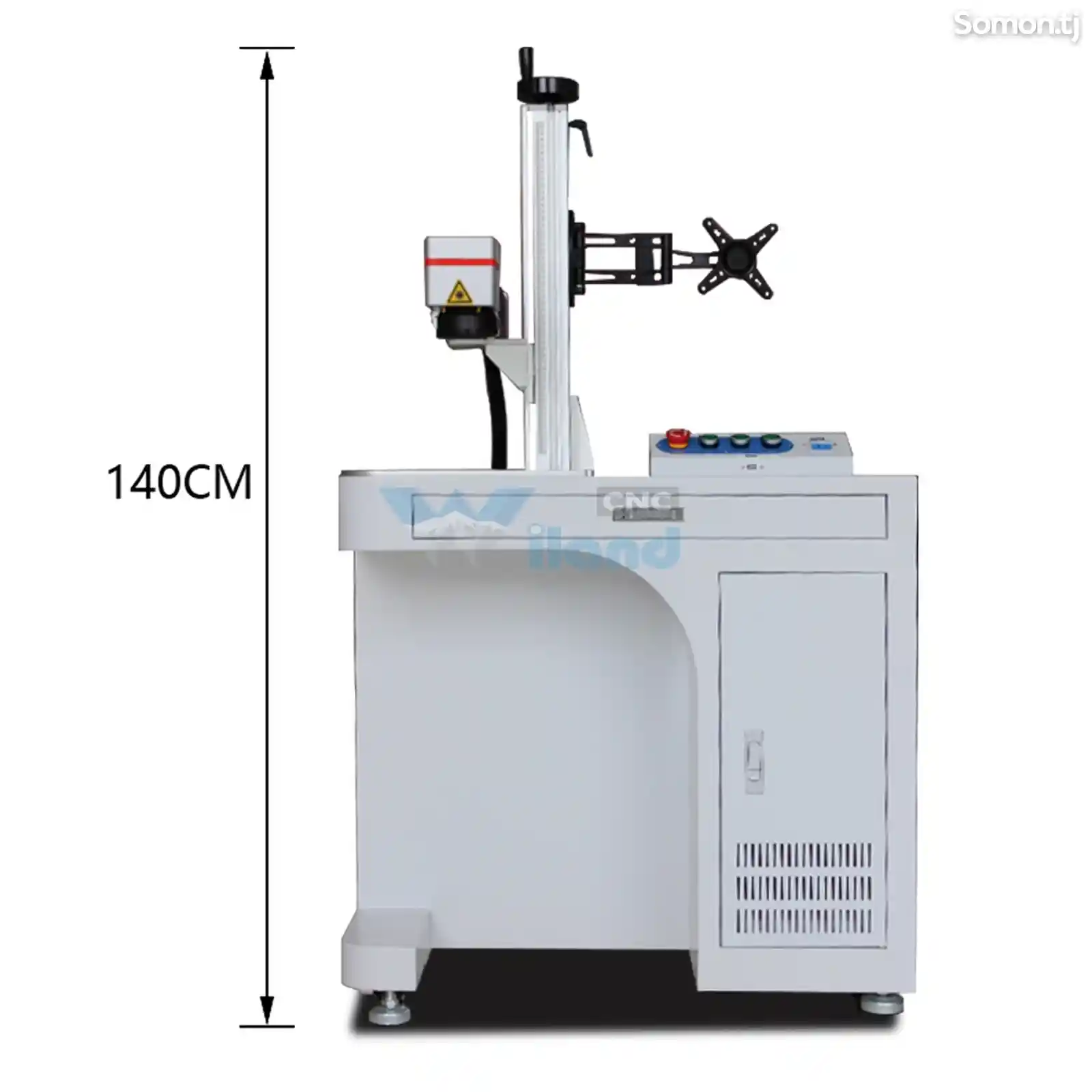 Настольный волоконный лазерный маркировщик Willland CNC 50W для маркировки мета-6