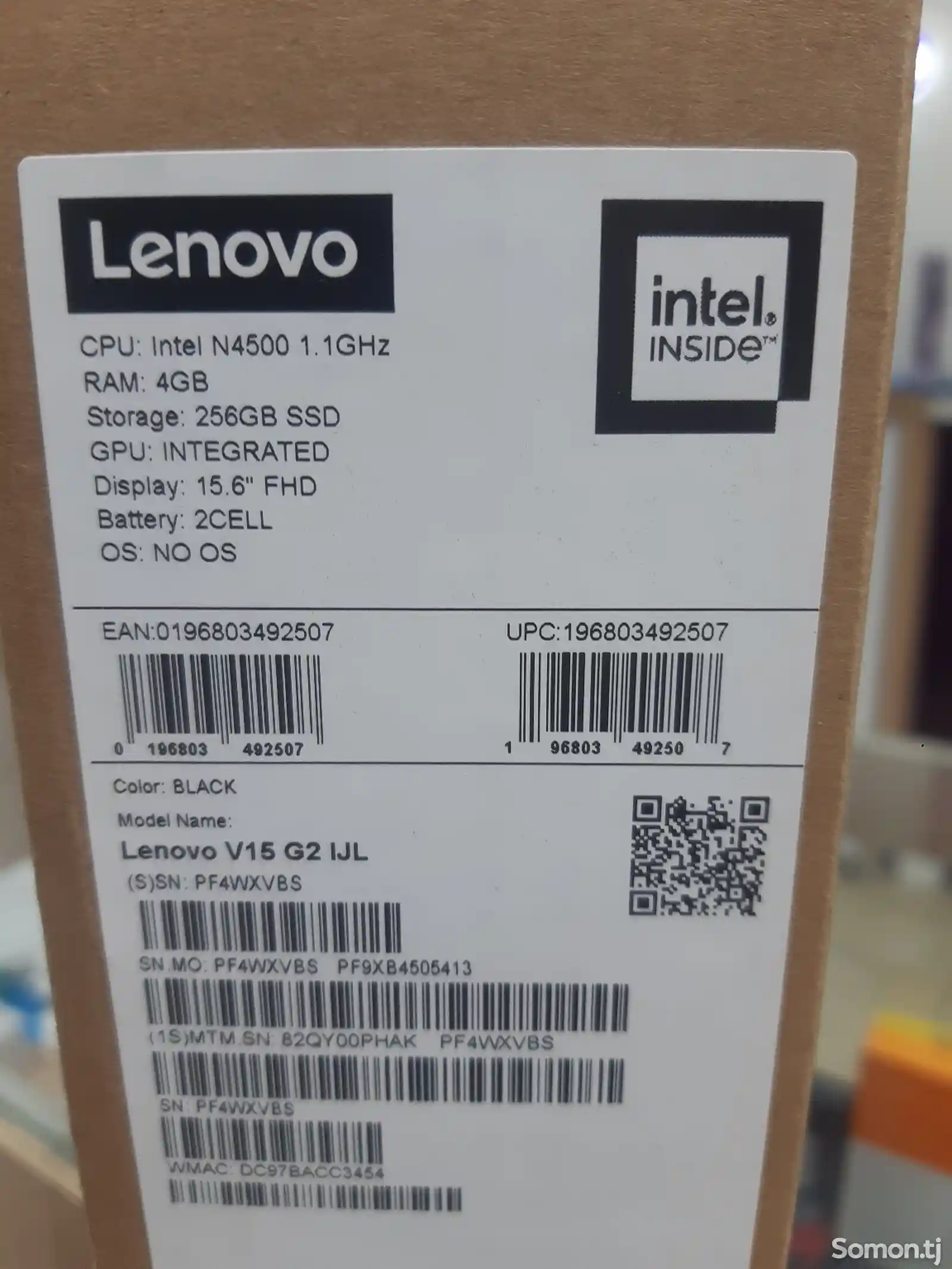 Ноутбук Lenovo Celeron N4500-3