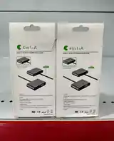 Переходник Type-C Hub To HDMI+VGA+USB 3.0+PD-2