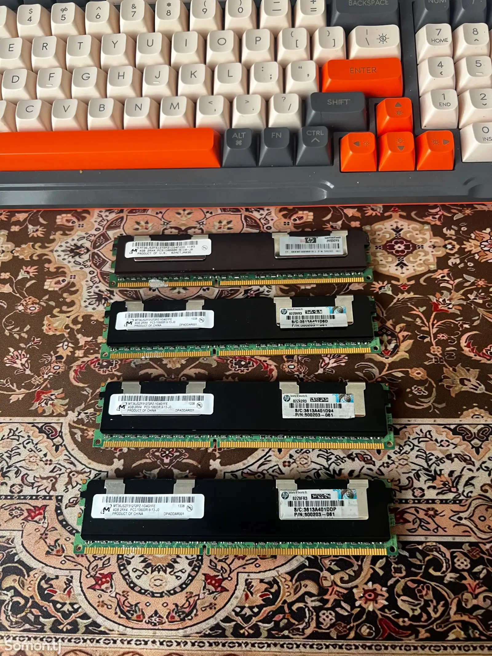 Оперативная память Hp ddr3 4gb 4шт-1