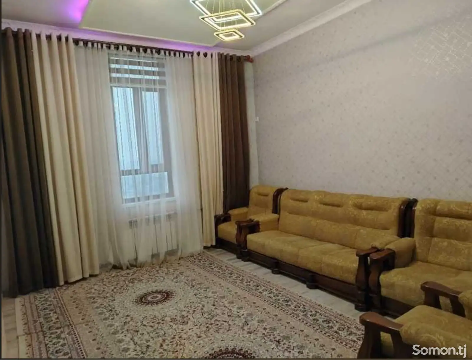 2-комн. квартира, 13 этаж, 50м²,   Сомони-1