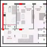 2-комн. квартира, 6 этаж, 104 м², Пединистут Сафо-12