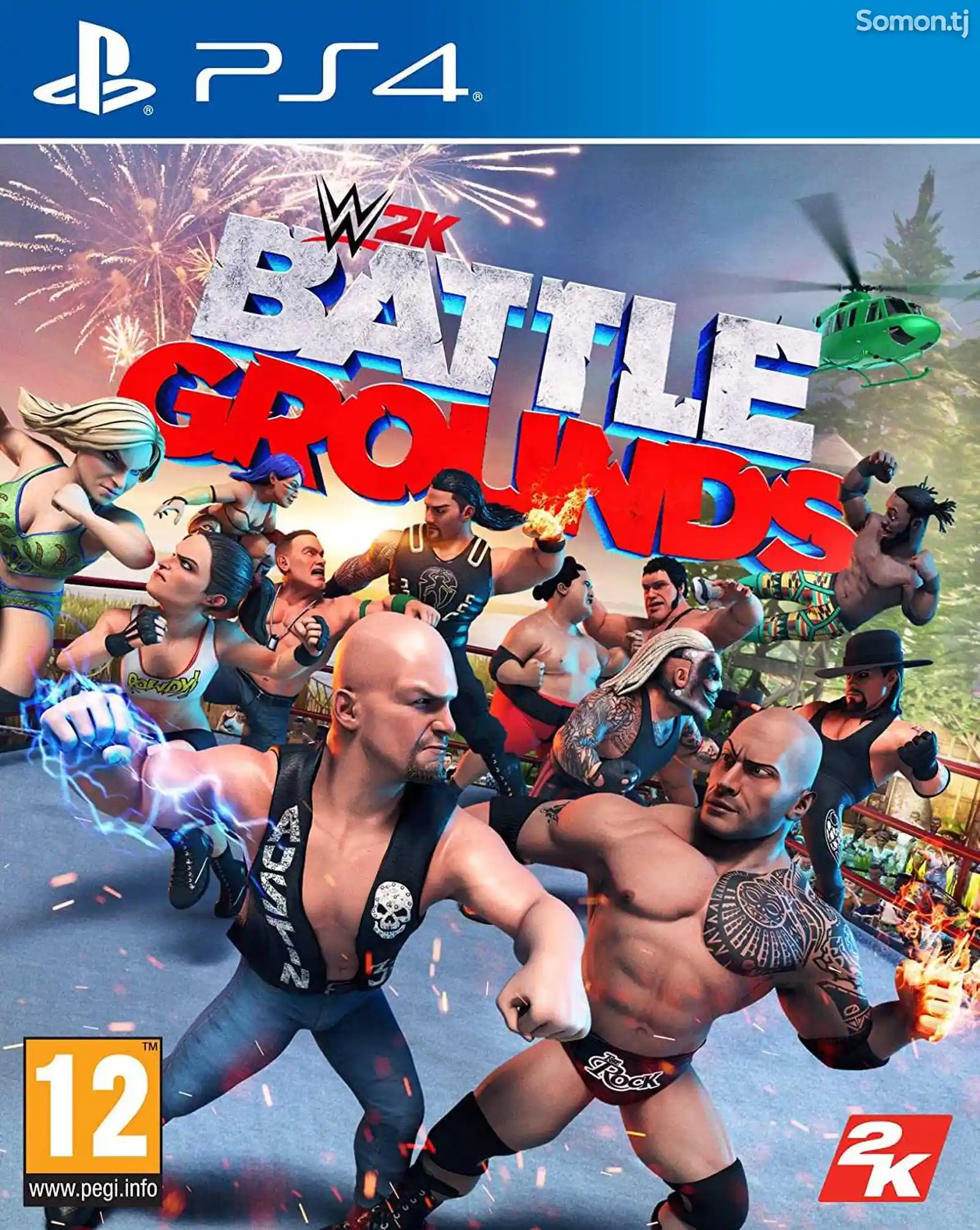 Игра WWE 2K Battlegrounds Digital Deluxe Edition для Sony PS4-1