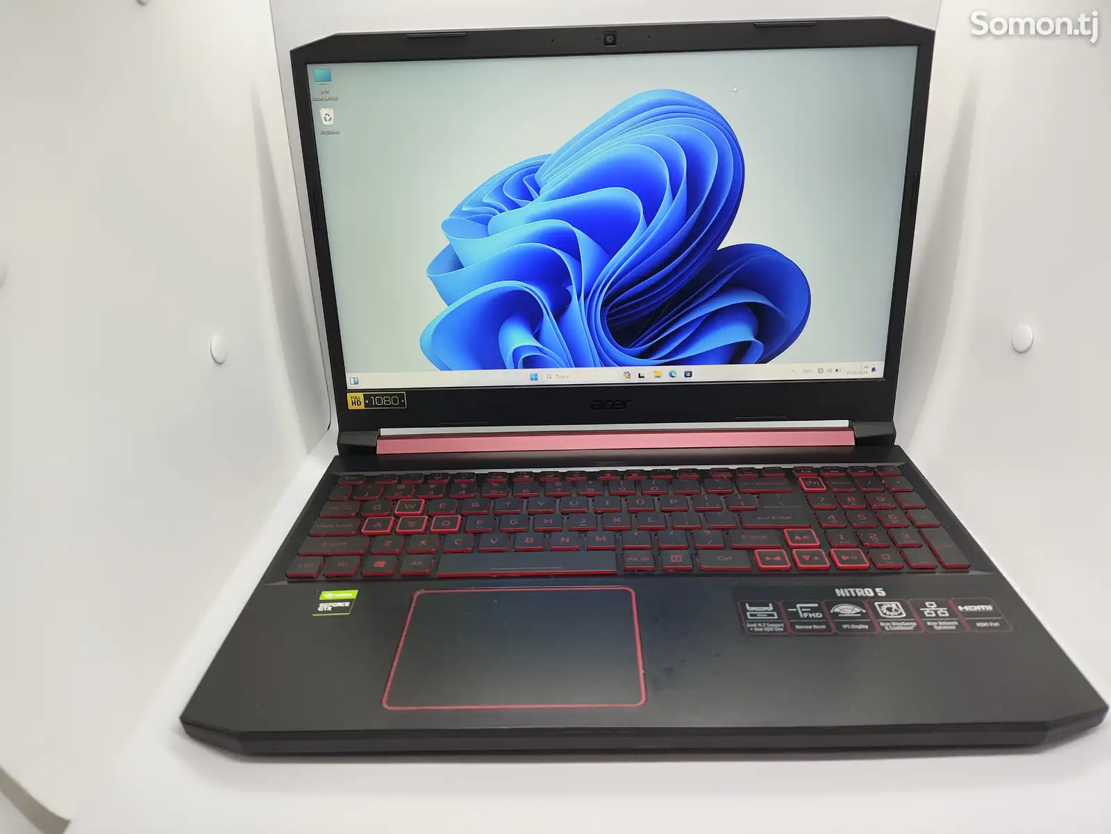 Игровой ноутбук Acer Nitro 5 i7-9750H/16GB DDR4/4GB GTX1650/512GB SSD-1