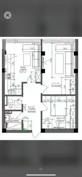 2-комн. квартира, 3 этаж, 56 м², 13мкр, Амид-3