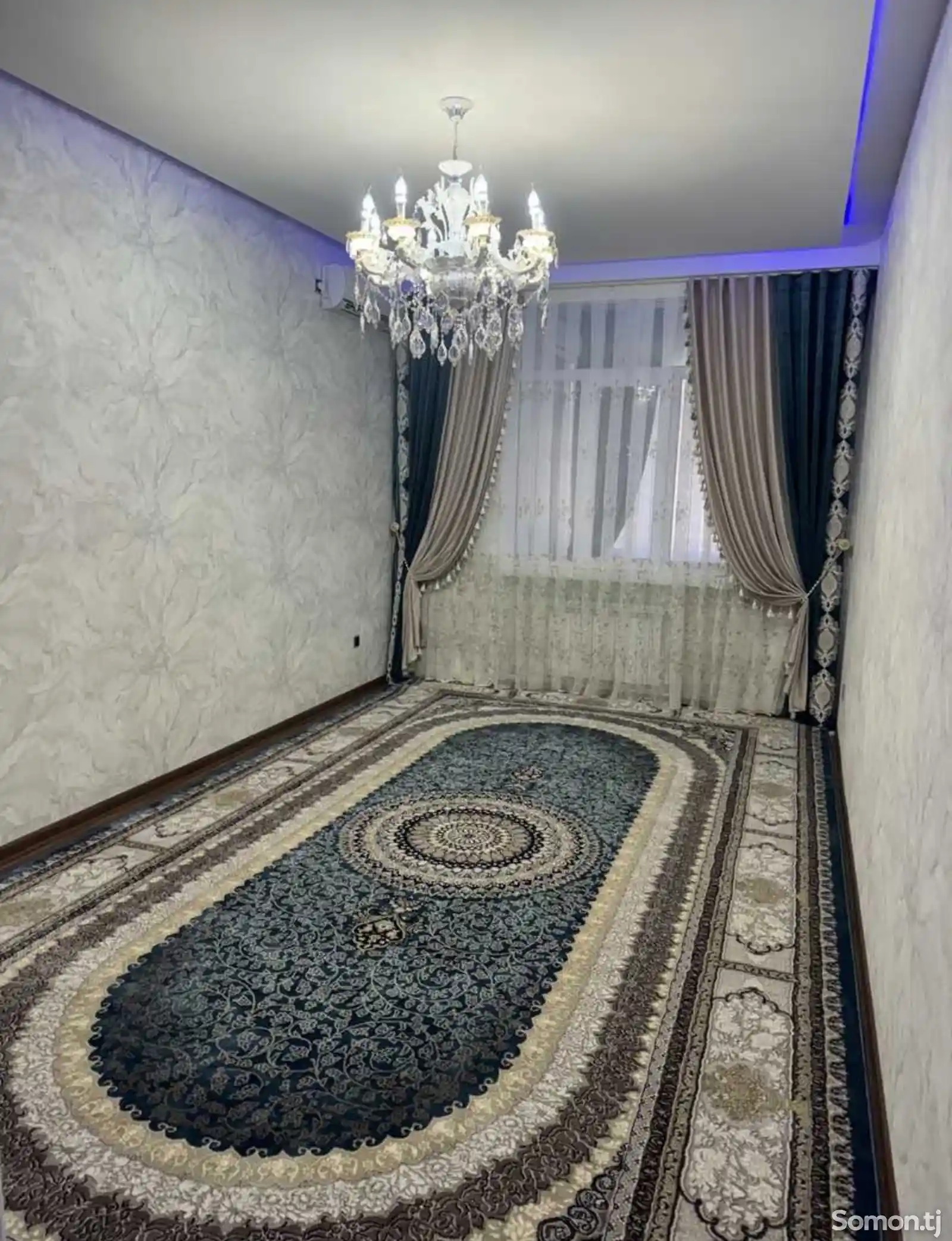 2-комн. квартира, 11 этаж, 60м², Сомони-1