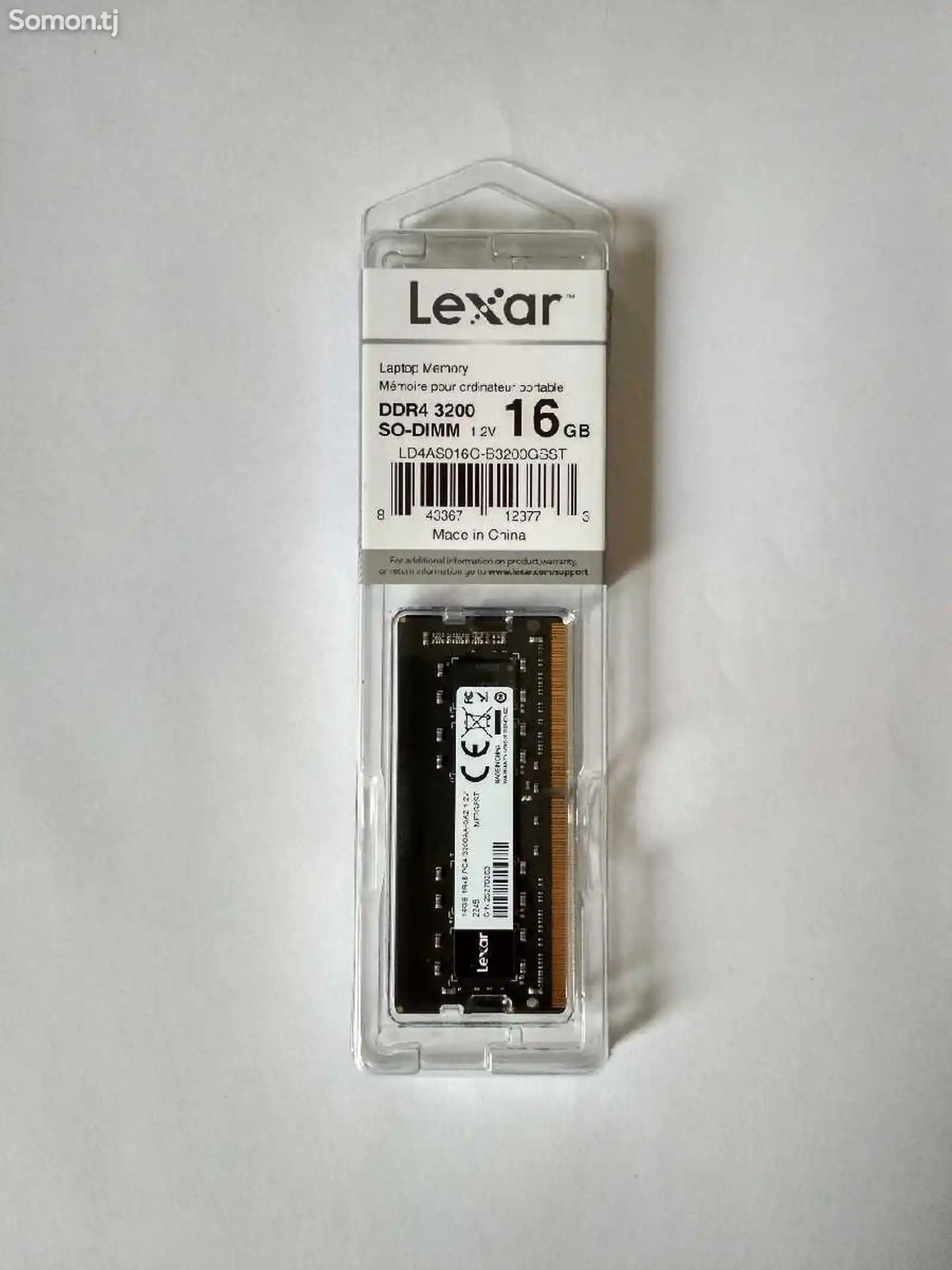 Оперативная память для ноутбуков и нетбуков Lexar DDR4 3200 16GB-2