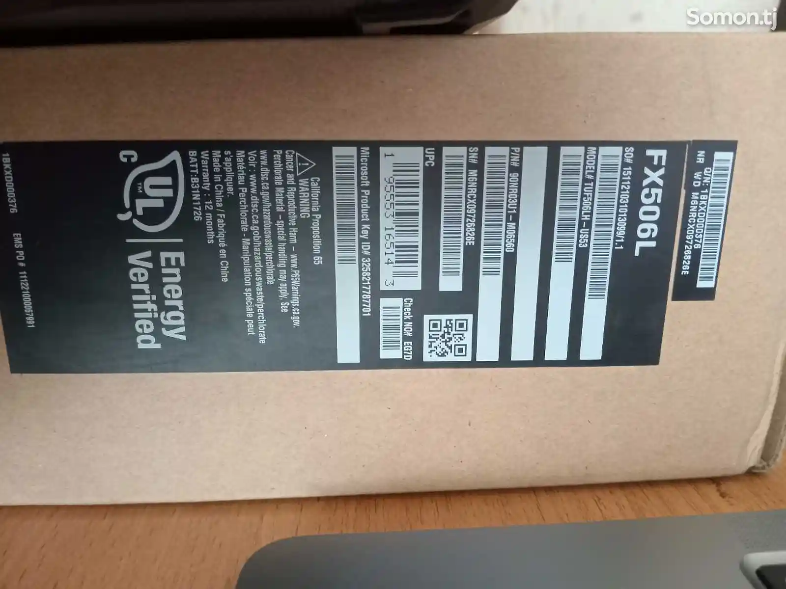Ноутбук Asus Tuf Gaming Core i5 - 10 gen 8/512gb-4