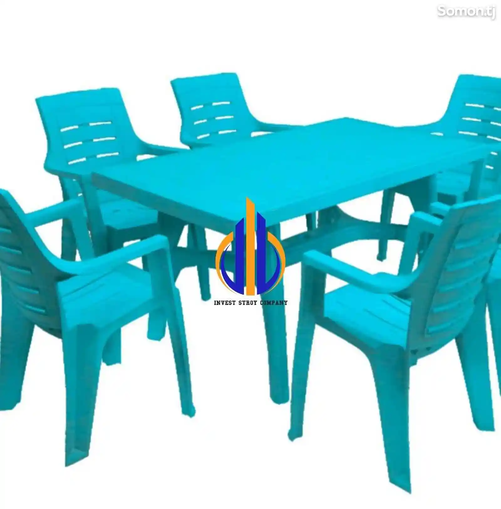 Стол и стулья на 6 персон-11