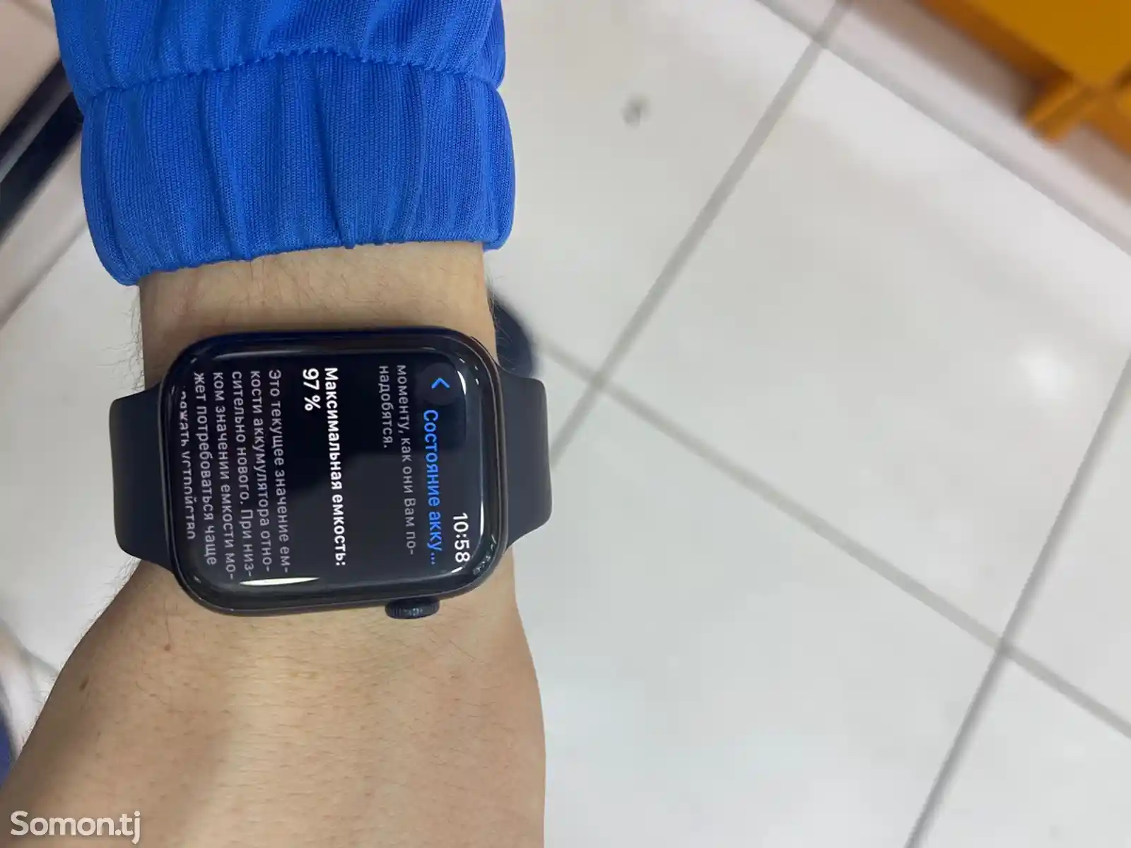 Смарт часы Apple Watch series 8 Blue 45mm-1