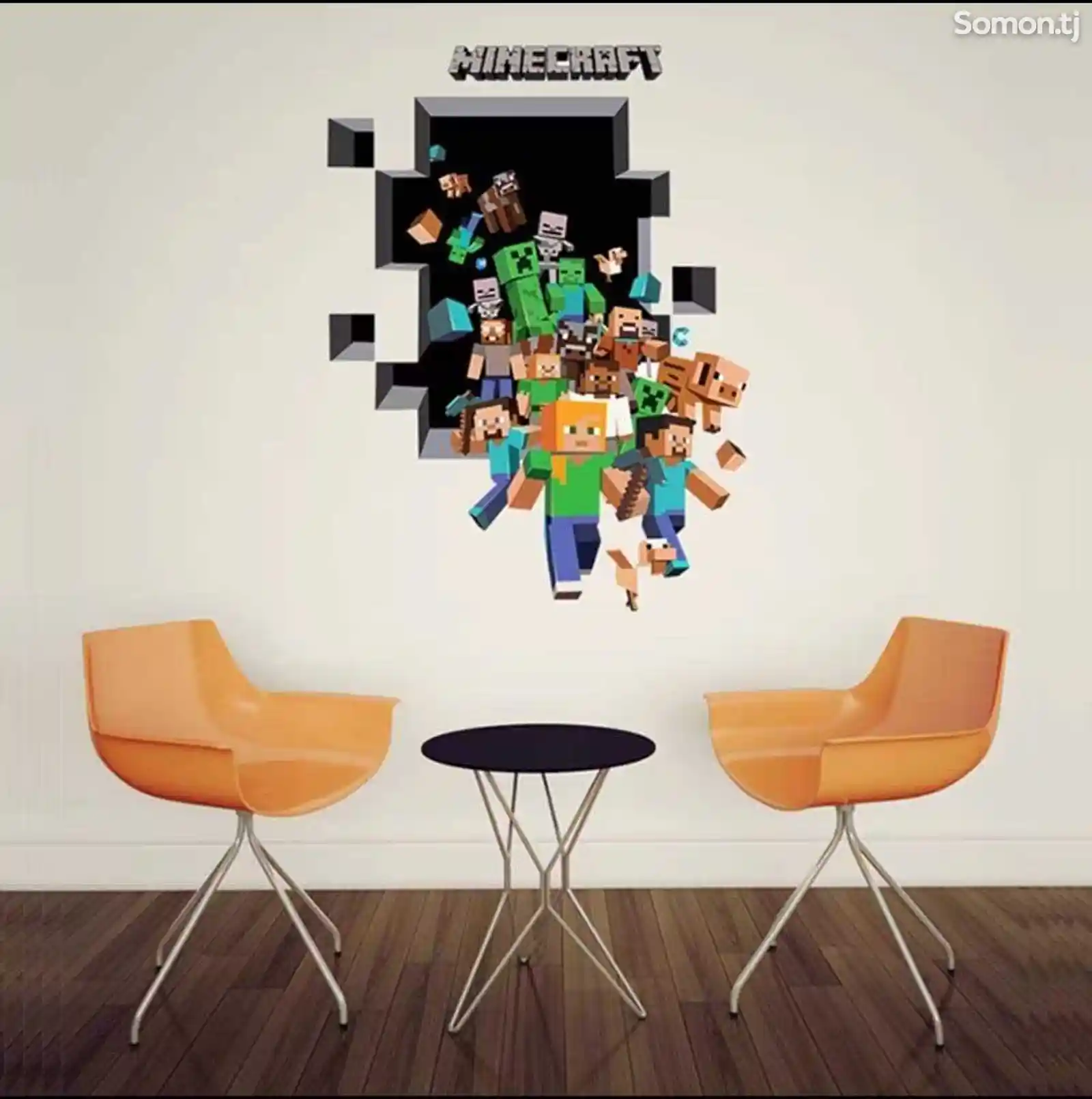 Наклейка на стену Minecraft-2