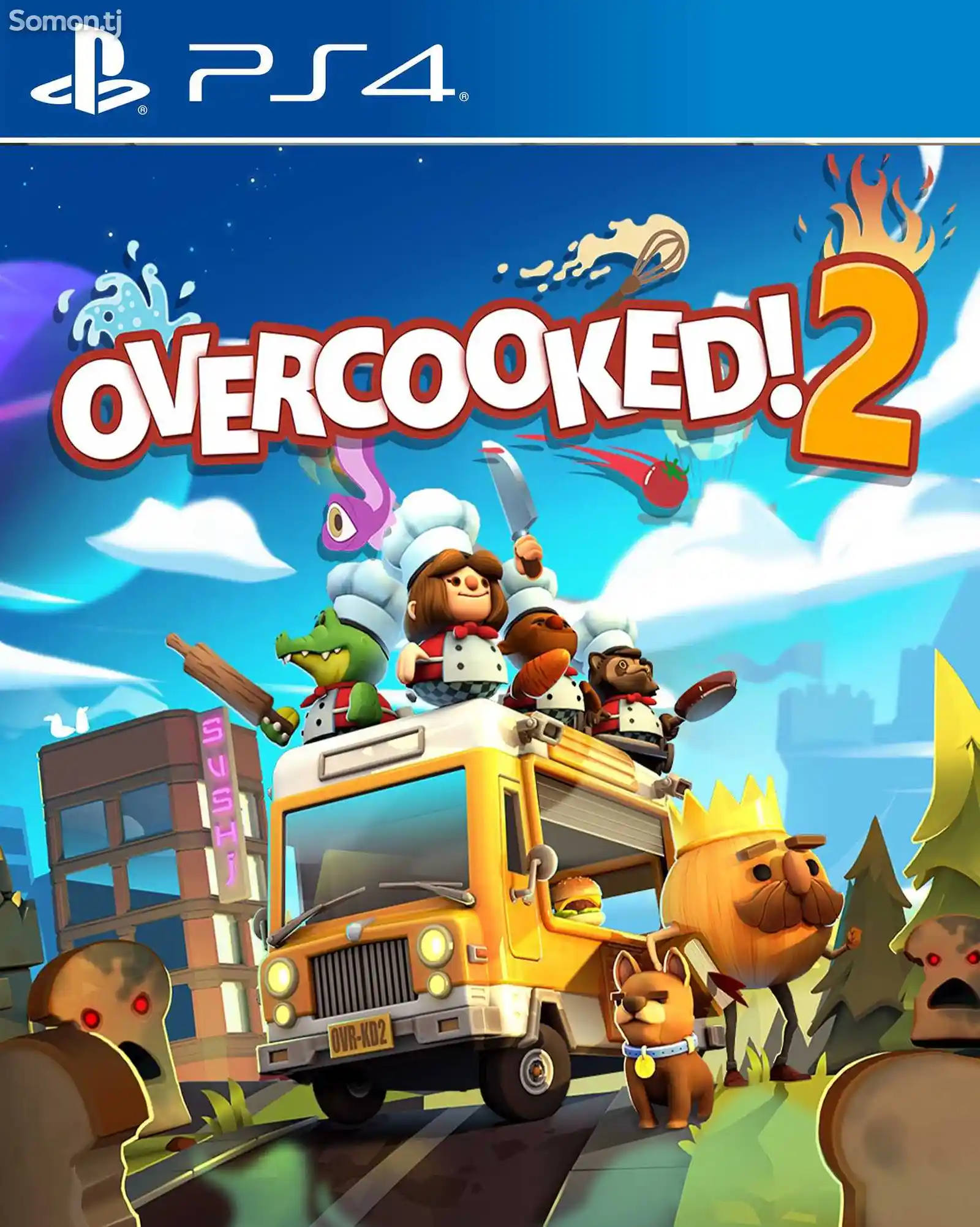 Игра Overcooked 2 для PS-4 / 5.05 / 6.72 / 7.02 / 7.55 / 9.00 / 11.00 /-1