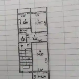 2-комн. квартира, 3 этаж, 47 м², 1 мкр