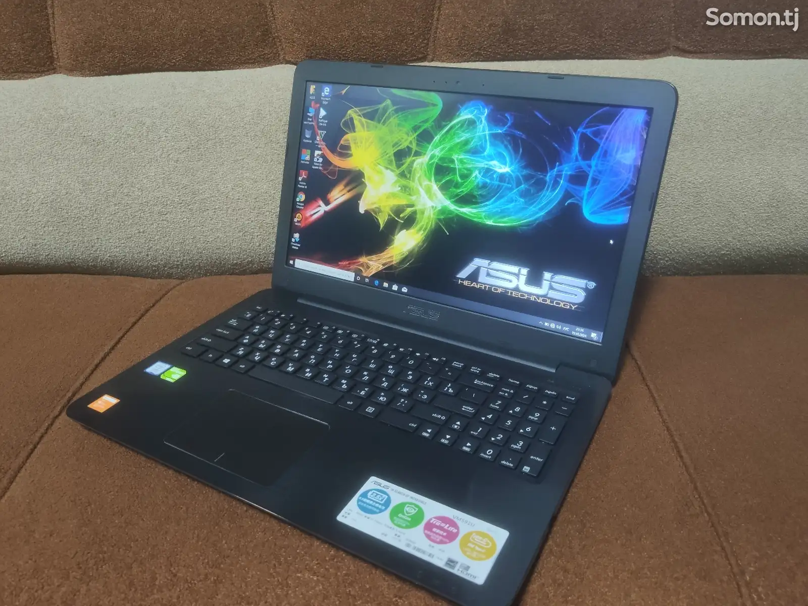 Ноутбук Asus core i7-7Gen GeForce 2Gb Ram 8Gb Fhd-1