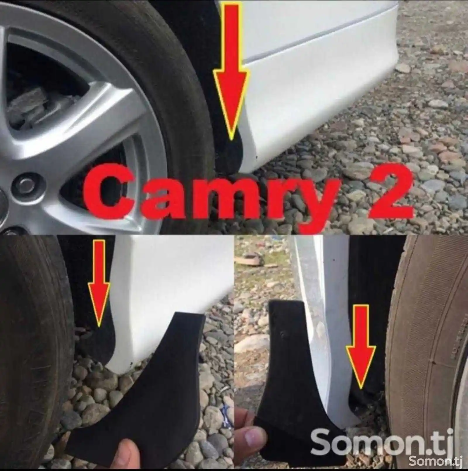 Заглушка от Шарлотта на передний бампер Toyota Camry 2-1