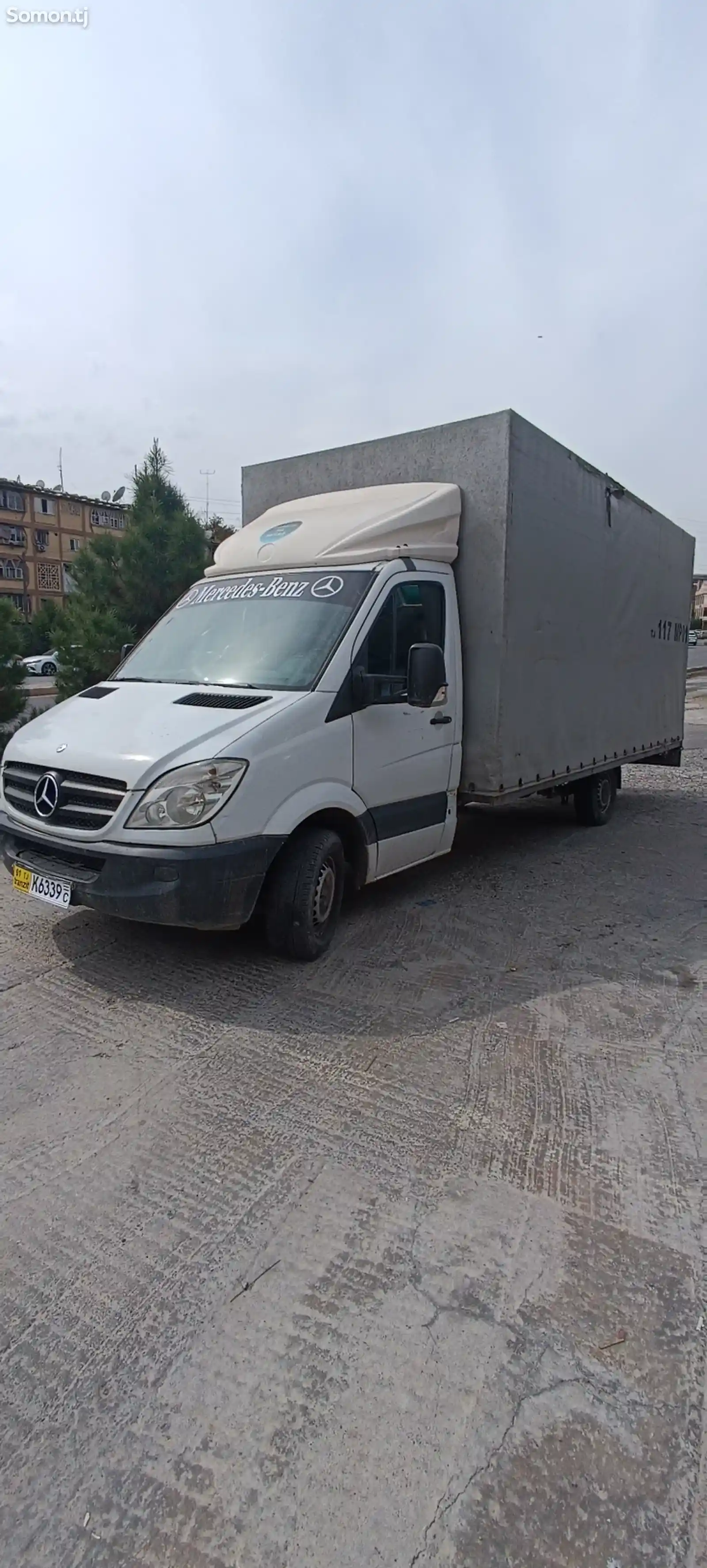 Бортовой автомобиль Mercedes-Benz Sprinter, 2007-1