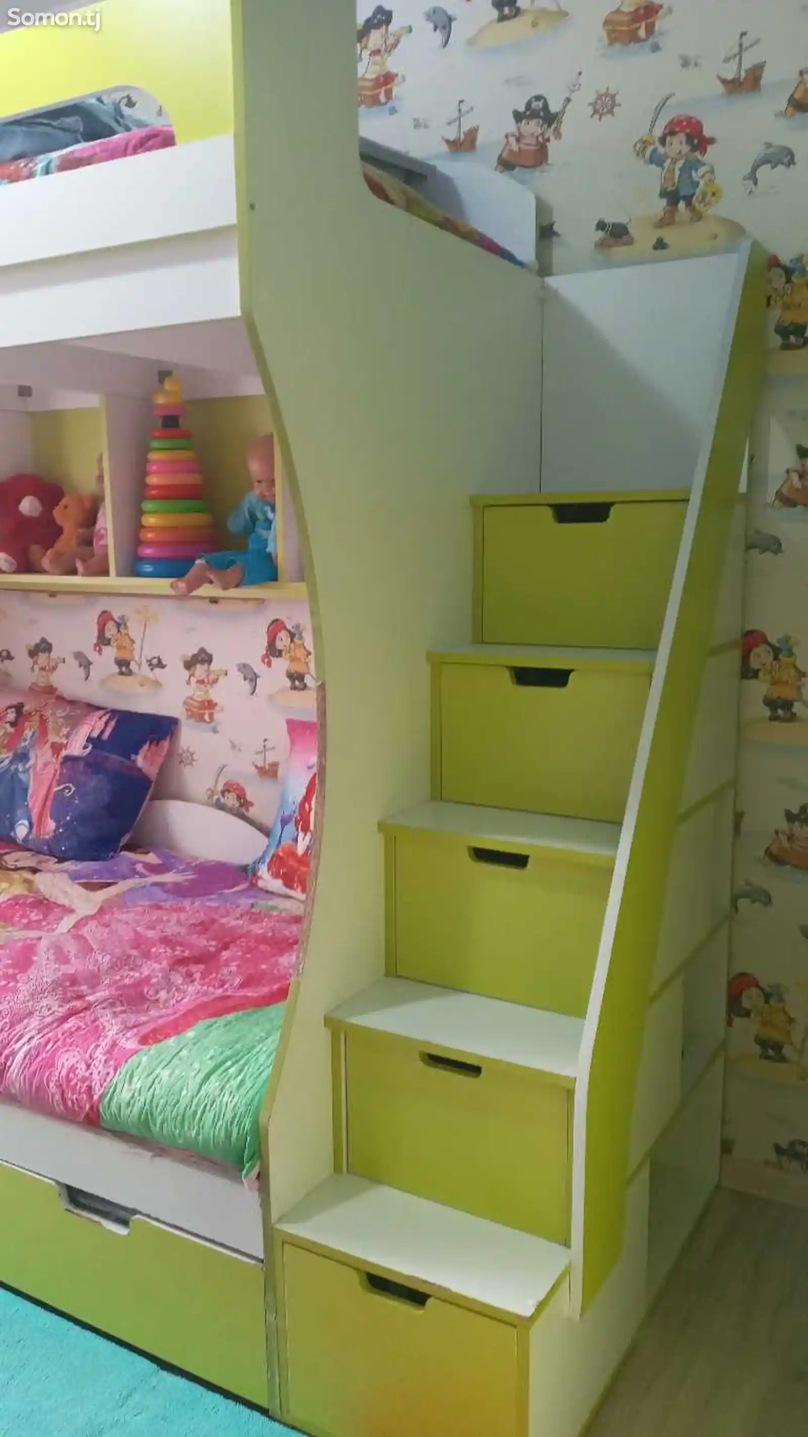 Детский спальный гарнитур с шкафом-6