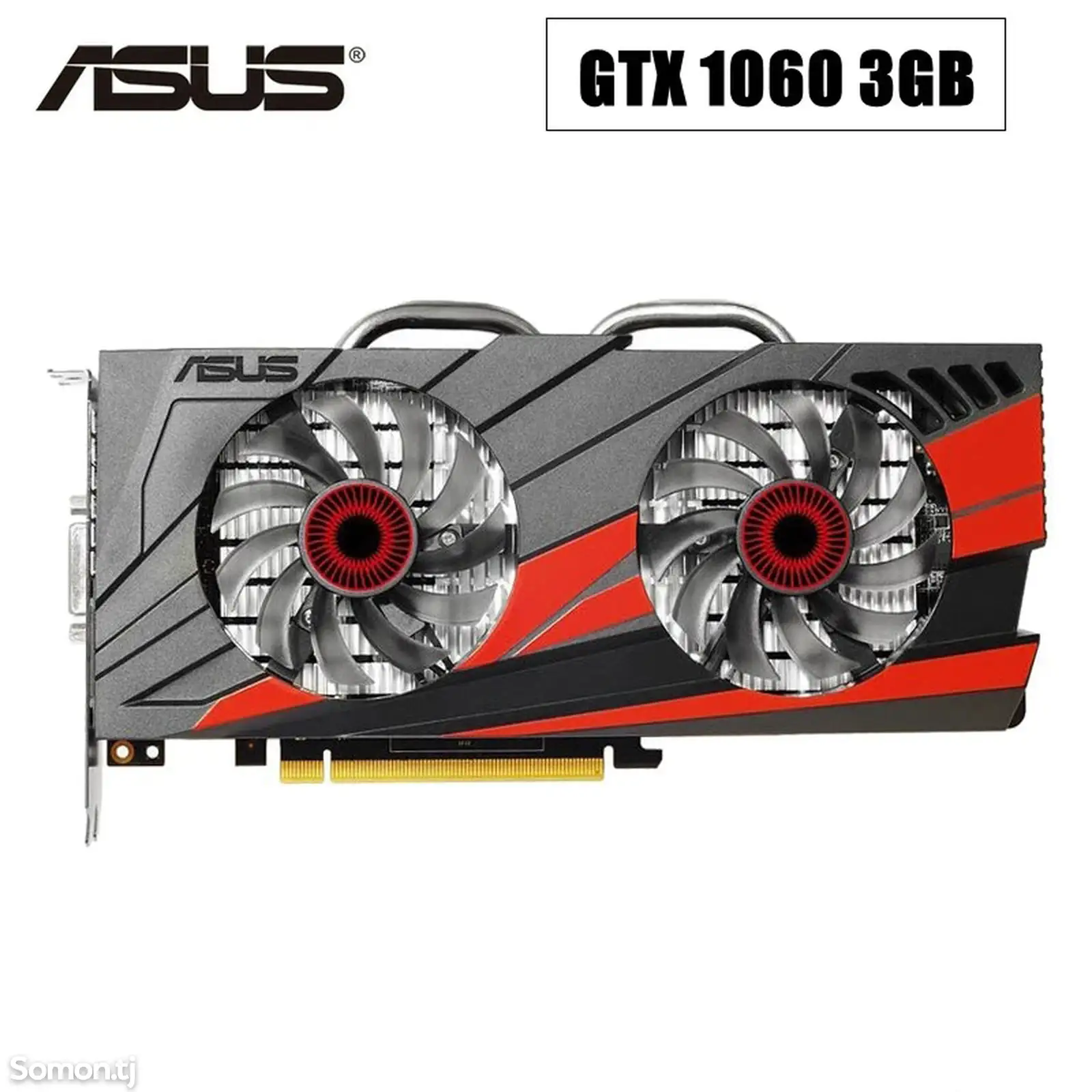 Игровая видеокарта Asus GTX 1060 3Гб GPU-1