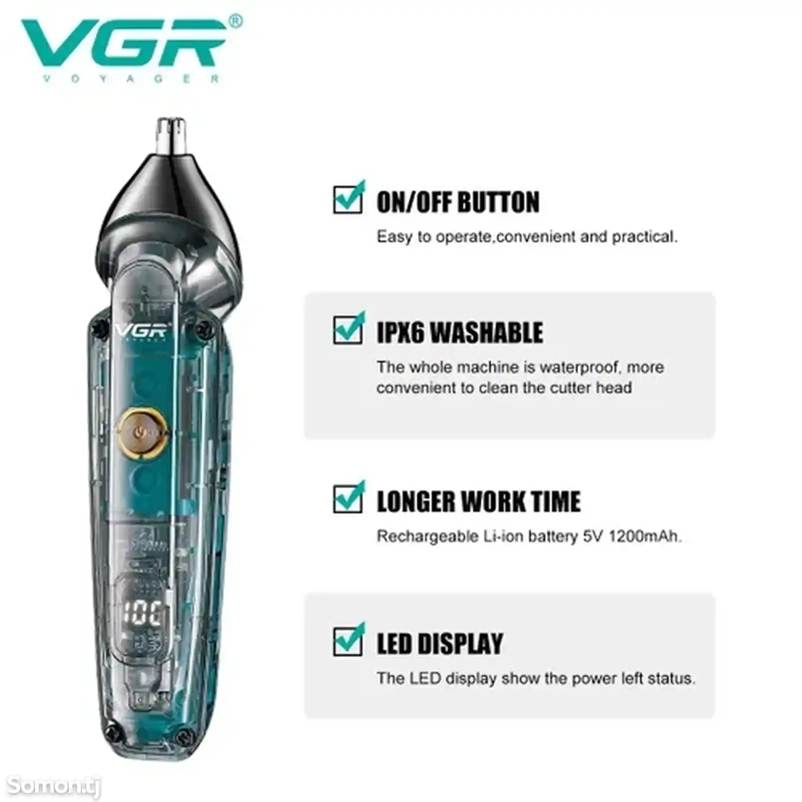 Триммер для волос VGR V-949-3