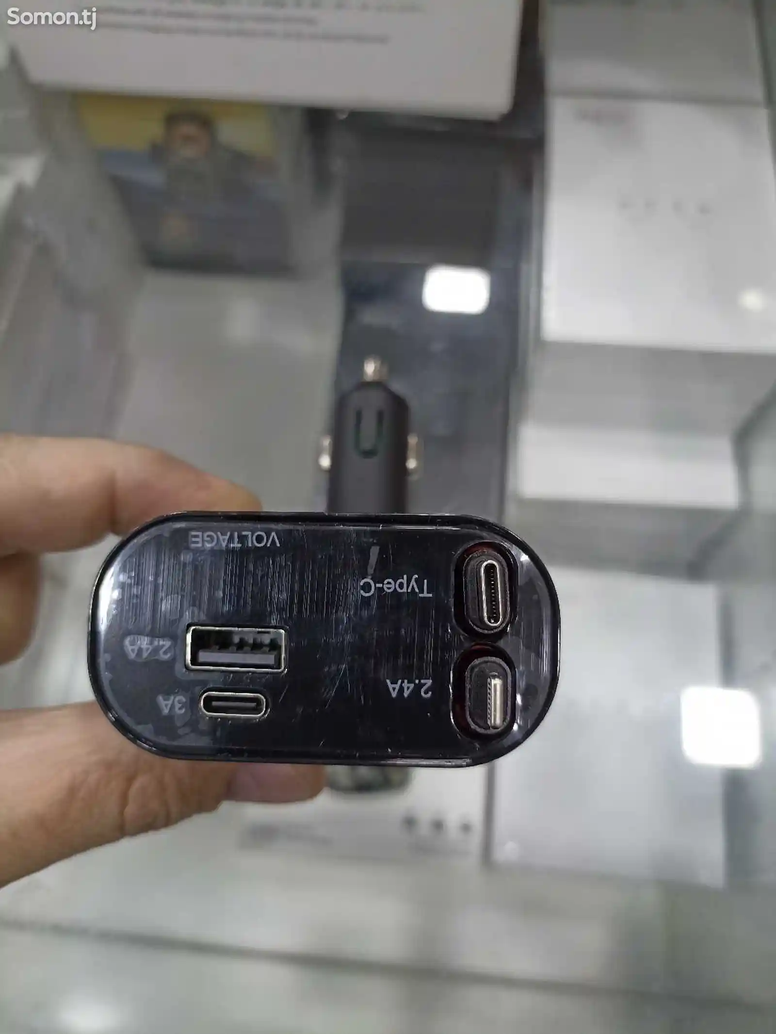 Выдвижное автомобильное зарядное устройство 4 в 1, 120 Вт, кабель USB Type-C для-2