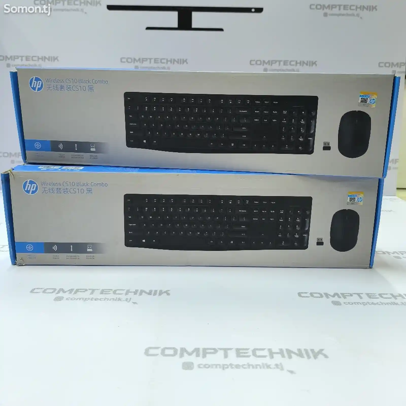 Комплект беспроводной клавиатуры и мыши HP CS10-2