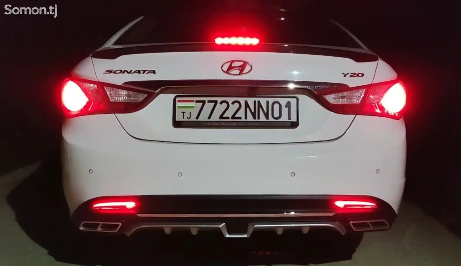 Светодиодный катафот на задний бампер Hyundai sonata-1