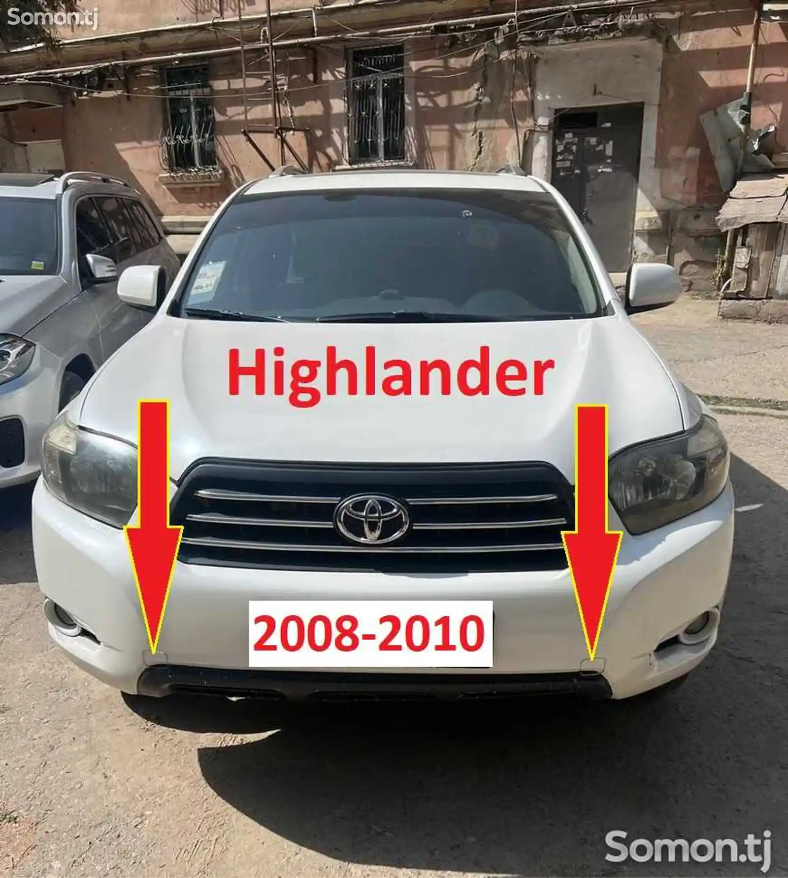 Буксировочная заглушка от Toyota Highlander 2008-2010-2