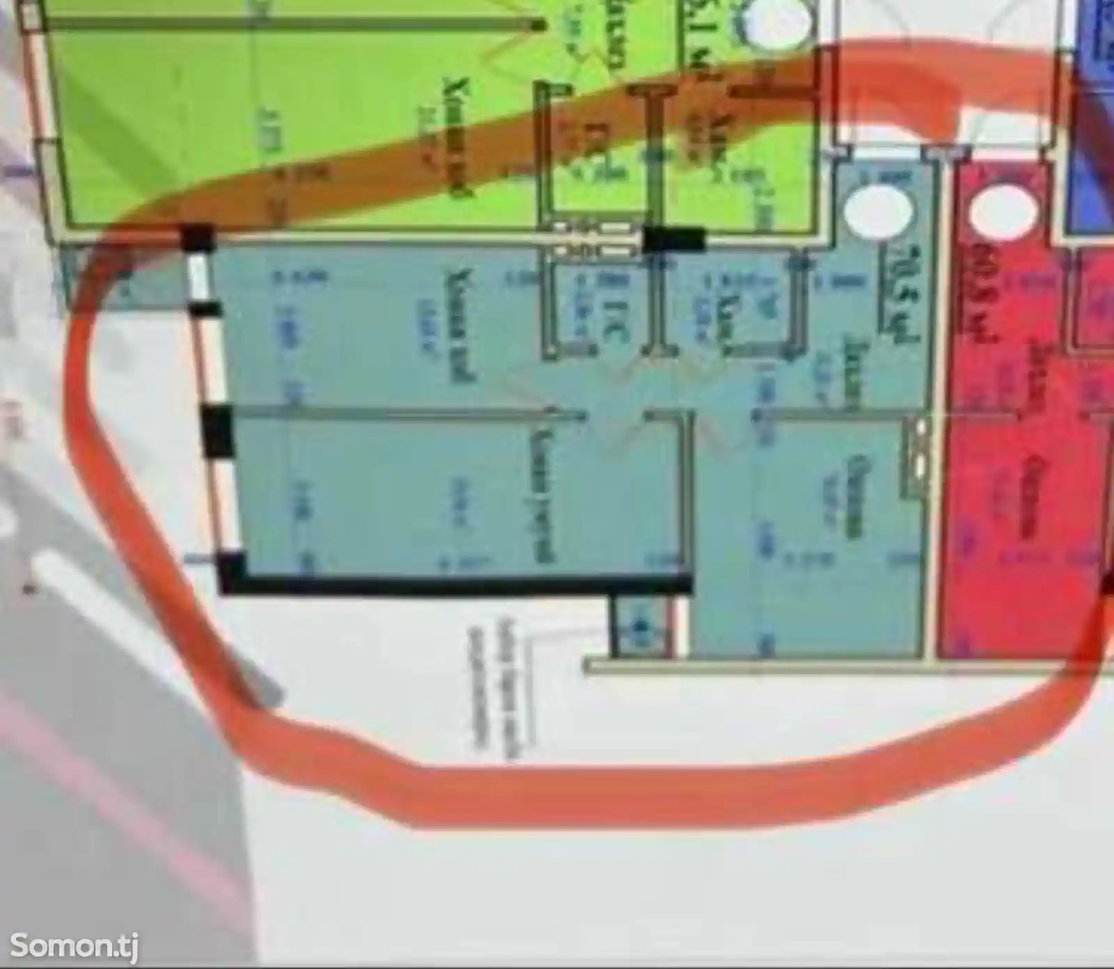 2-комн. квартира, 10 этаж, 74 м², Ашан-3