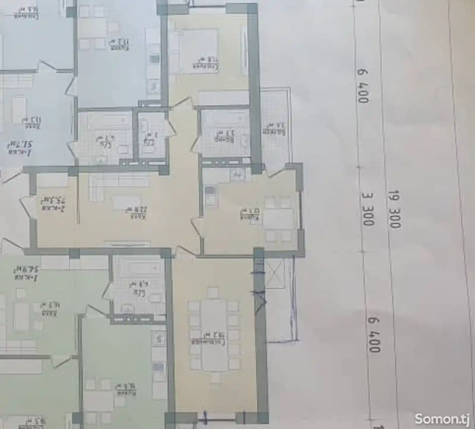 2-комн. квартира, 6 этаж, 75 м², 12 мкр-2