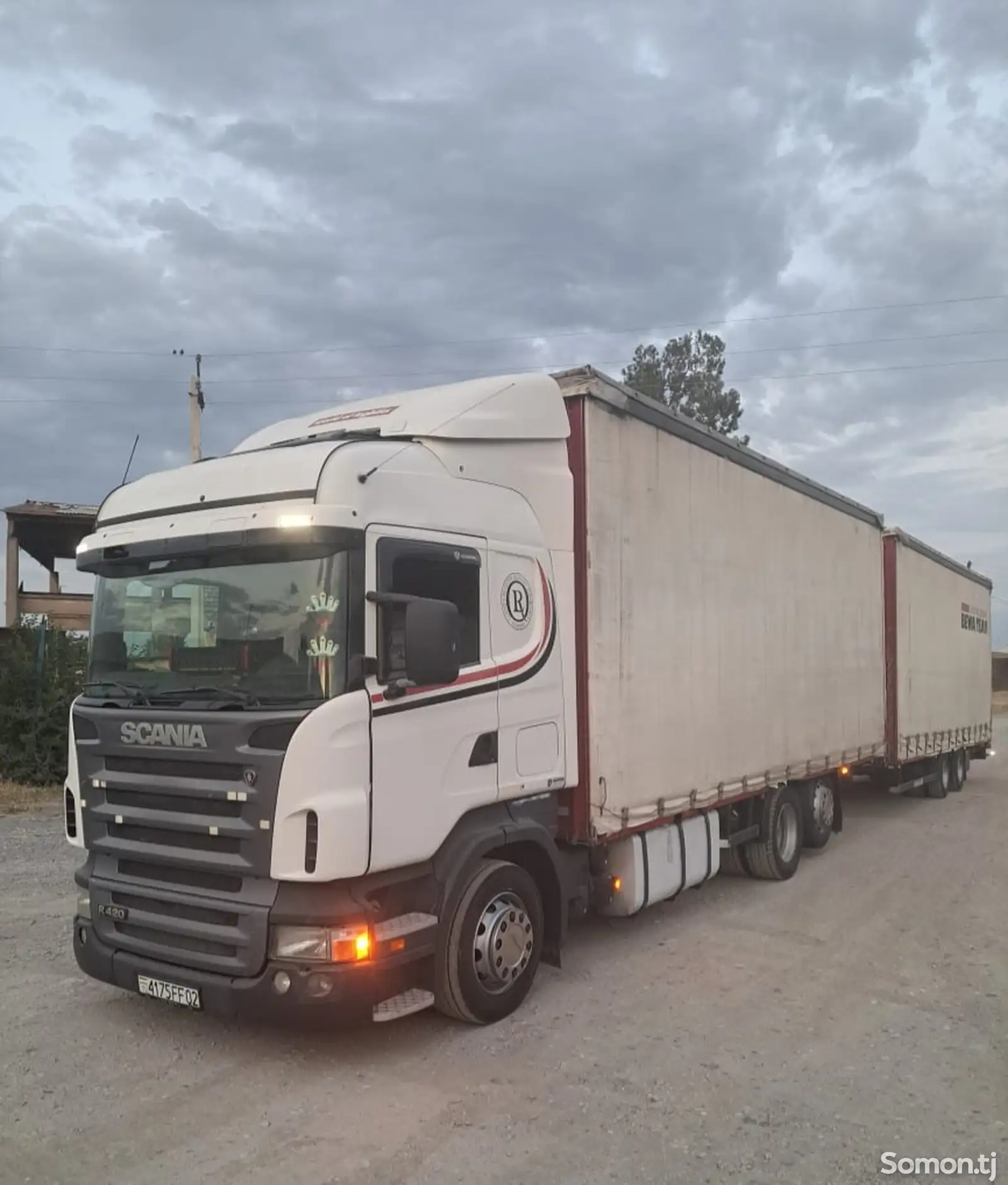 Бортовой грузовик Scania R420, 2006-1