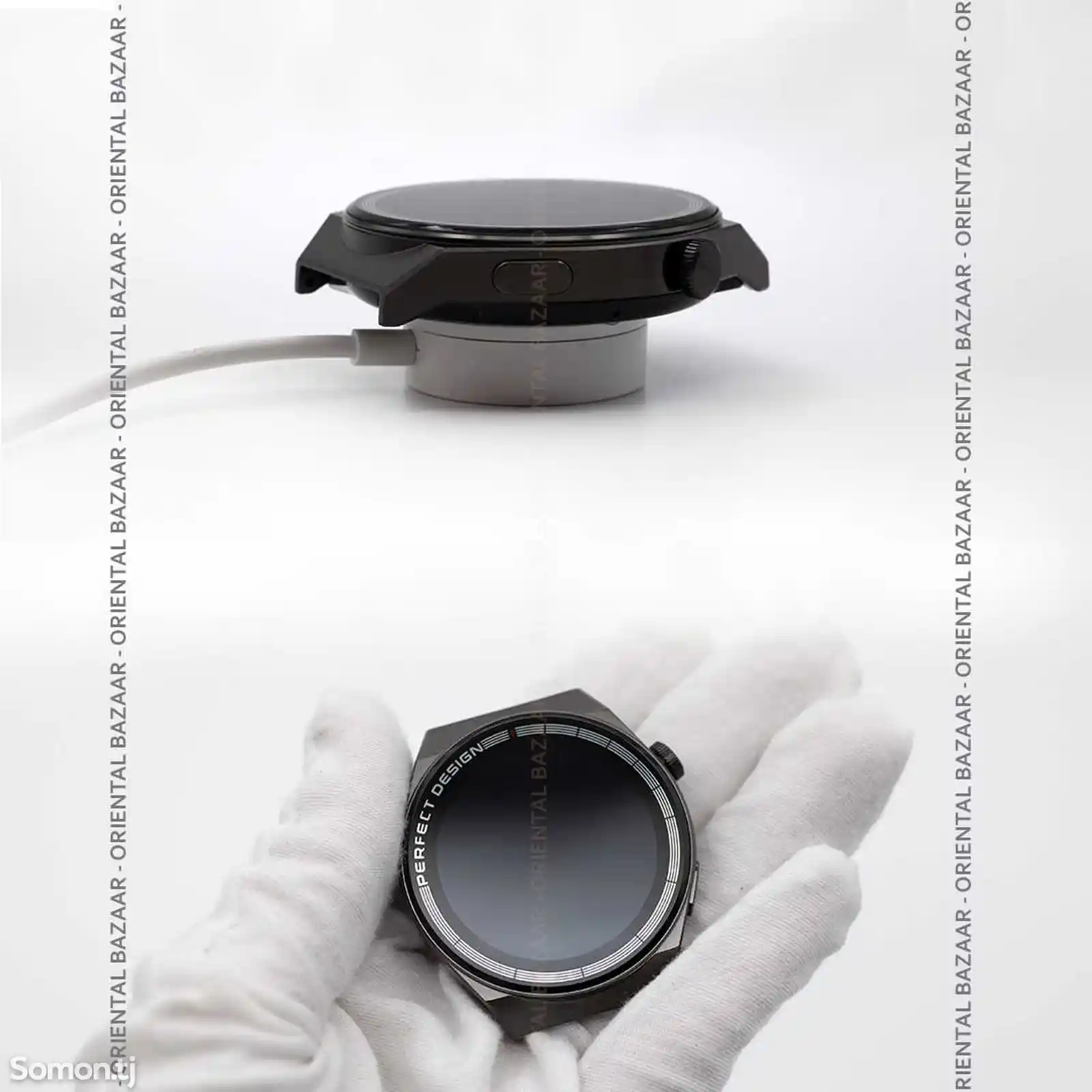 Смарт часы мужские с NFC модулем X5 PRO, черный-4