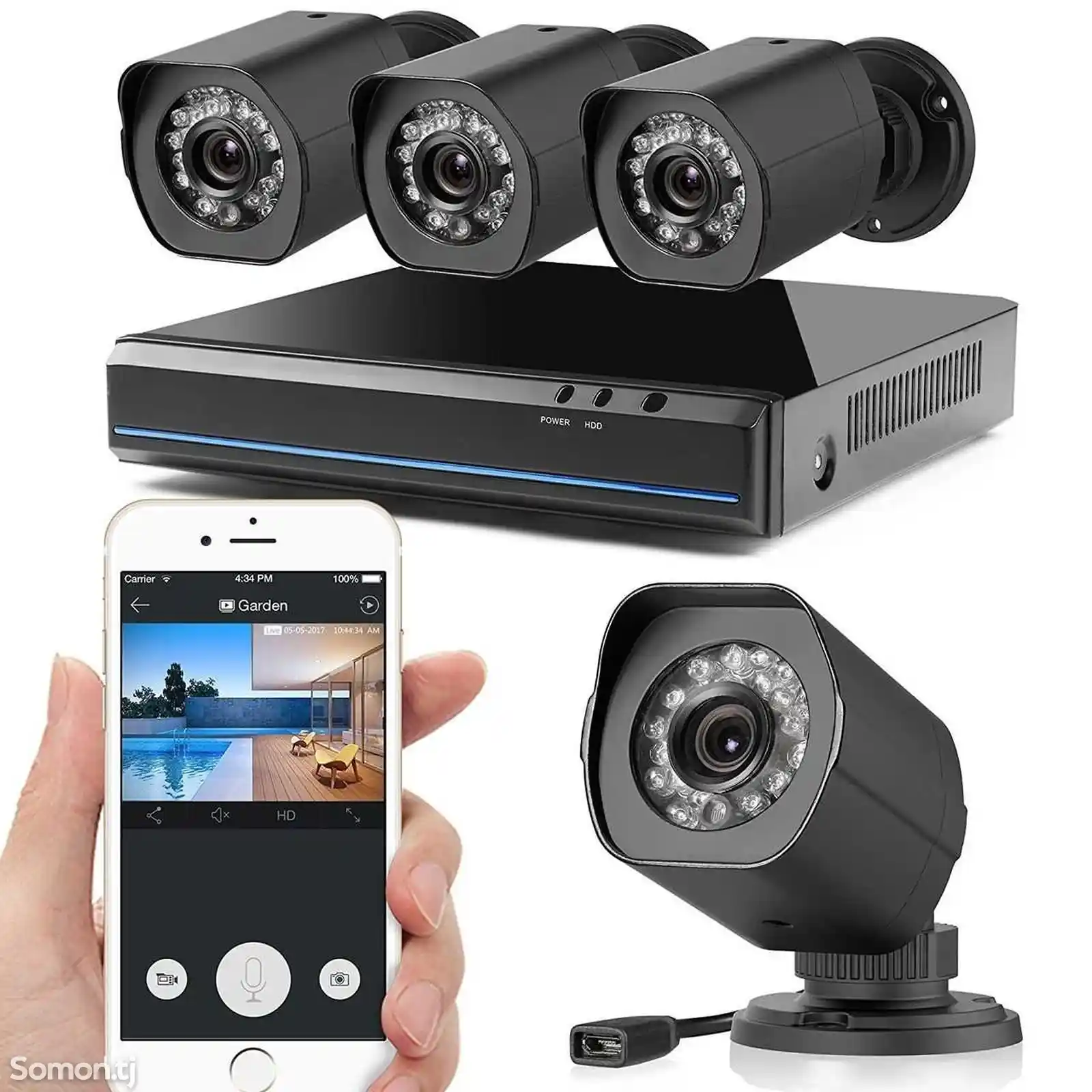 Установка и обслуживания камер видеонаблюдения-2